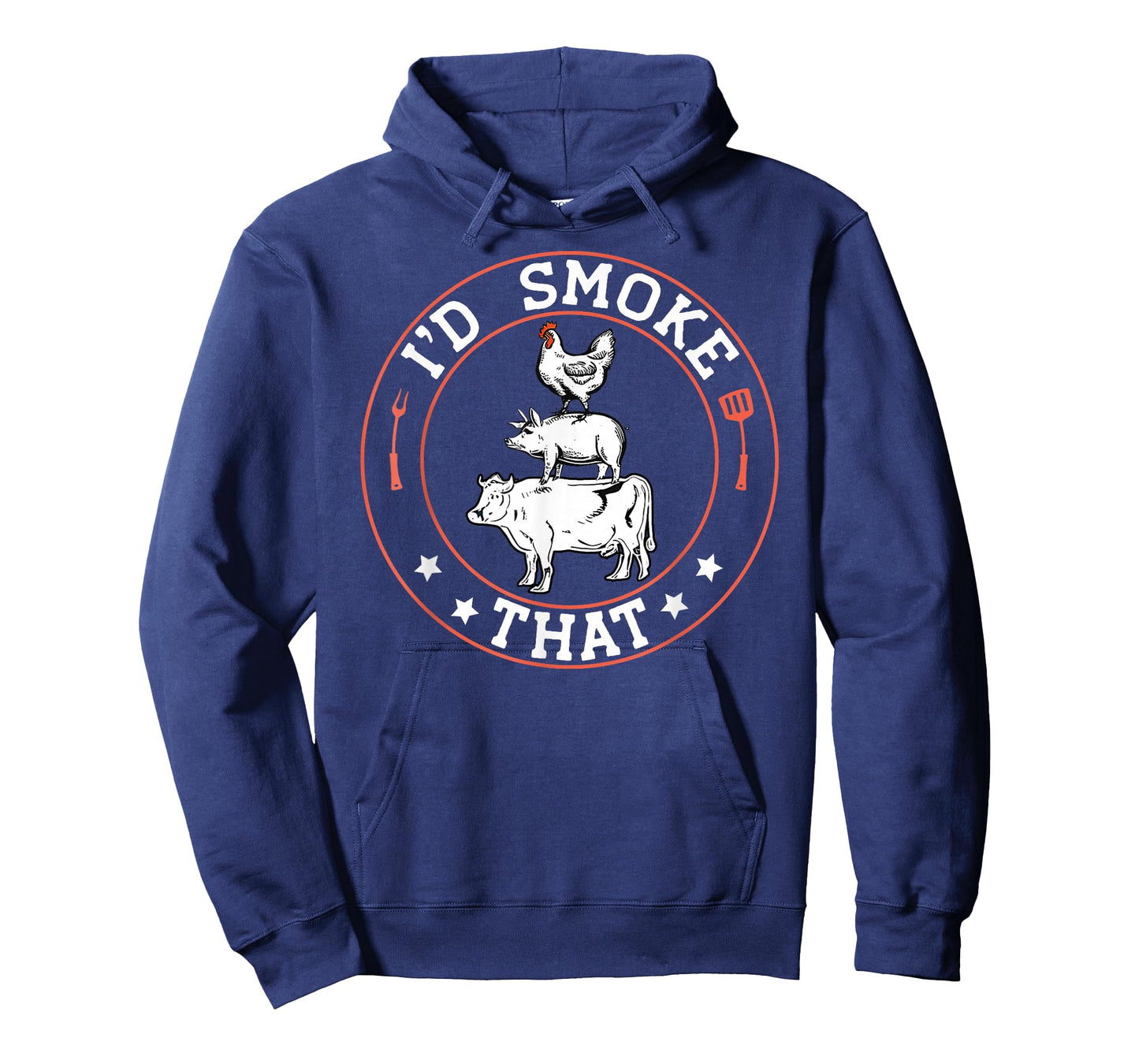 Chef Butcher BBQ Smoker I'd Smoke That Barbecue Pitmaster T-Shirt