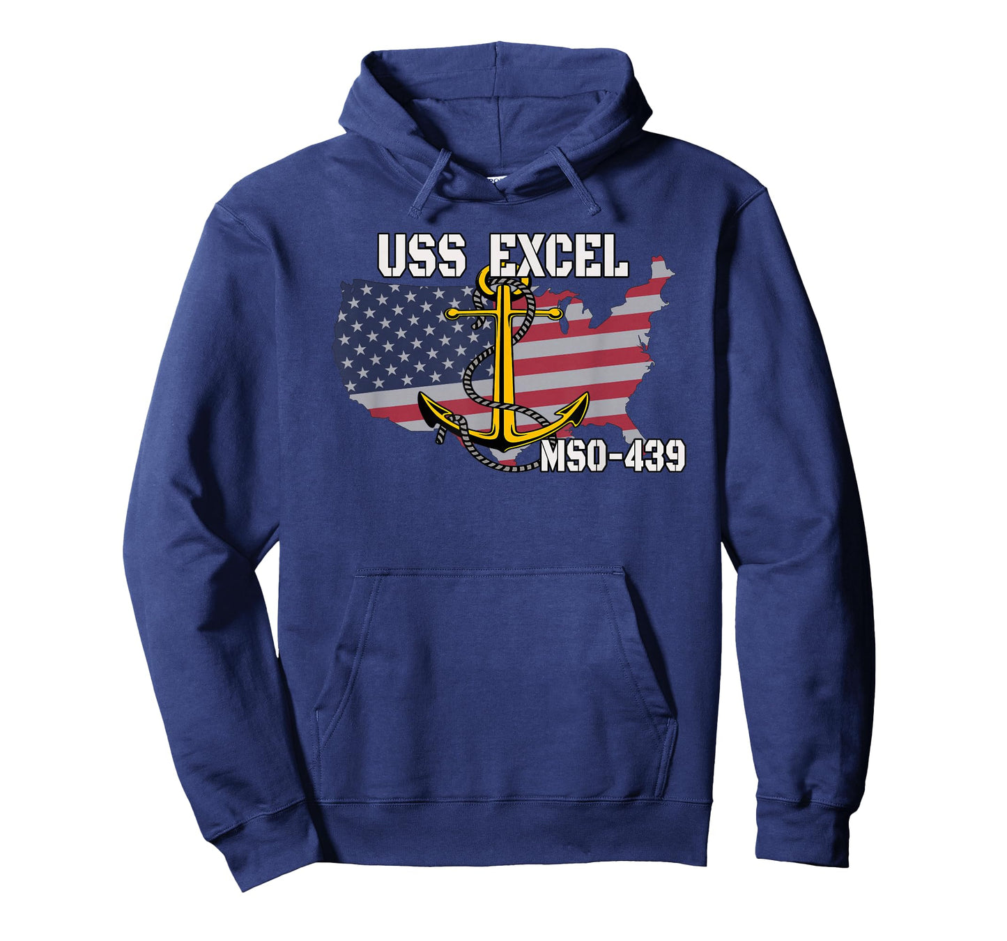 USS Excel MSO-439 Minesweeper Warship Veterans Day Father T-Shirt