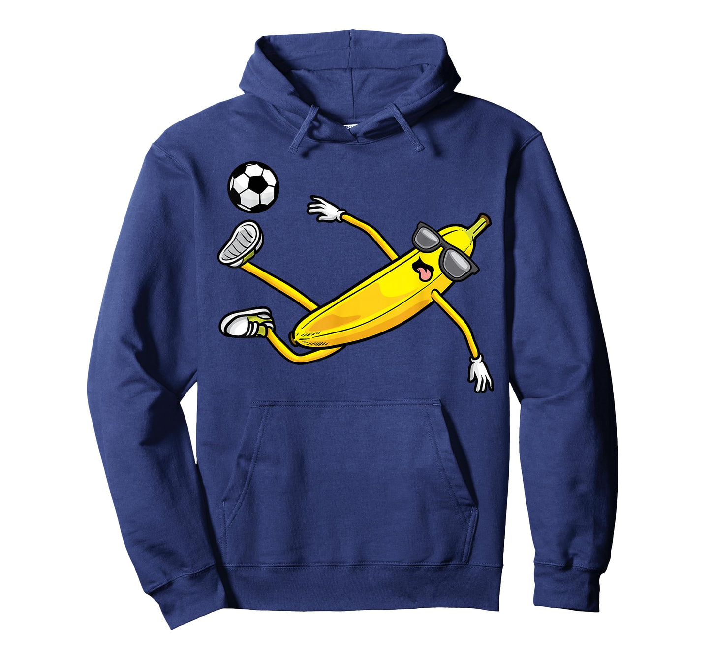 Banana Playing Soccer Fruit Soccer Player T-Shirt