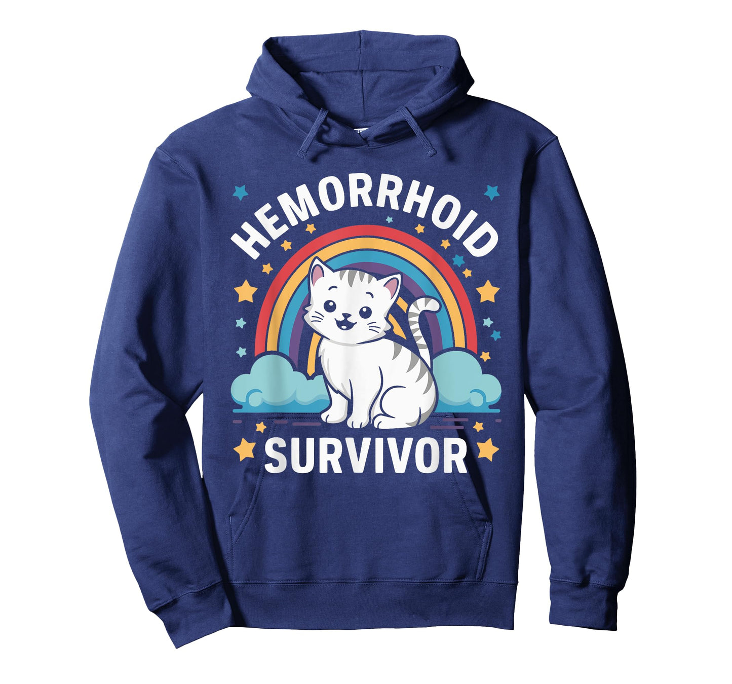 Hemorrhoid Survivor Cat T-Shirt for Men Women