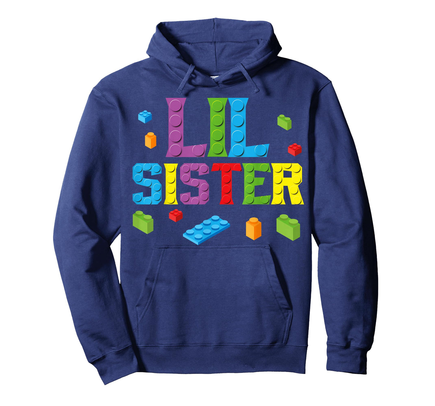 Lil Sister Master Builder Building Bricks Blocks Family Set T-Shirt