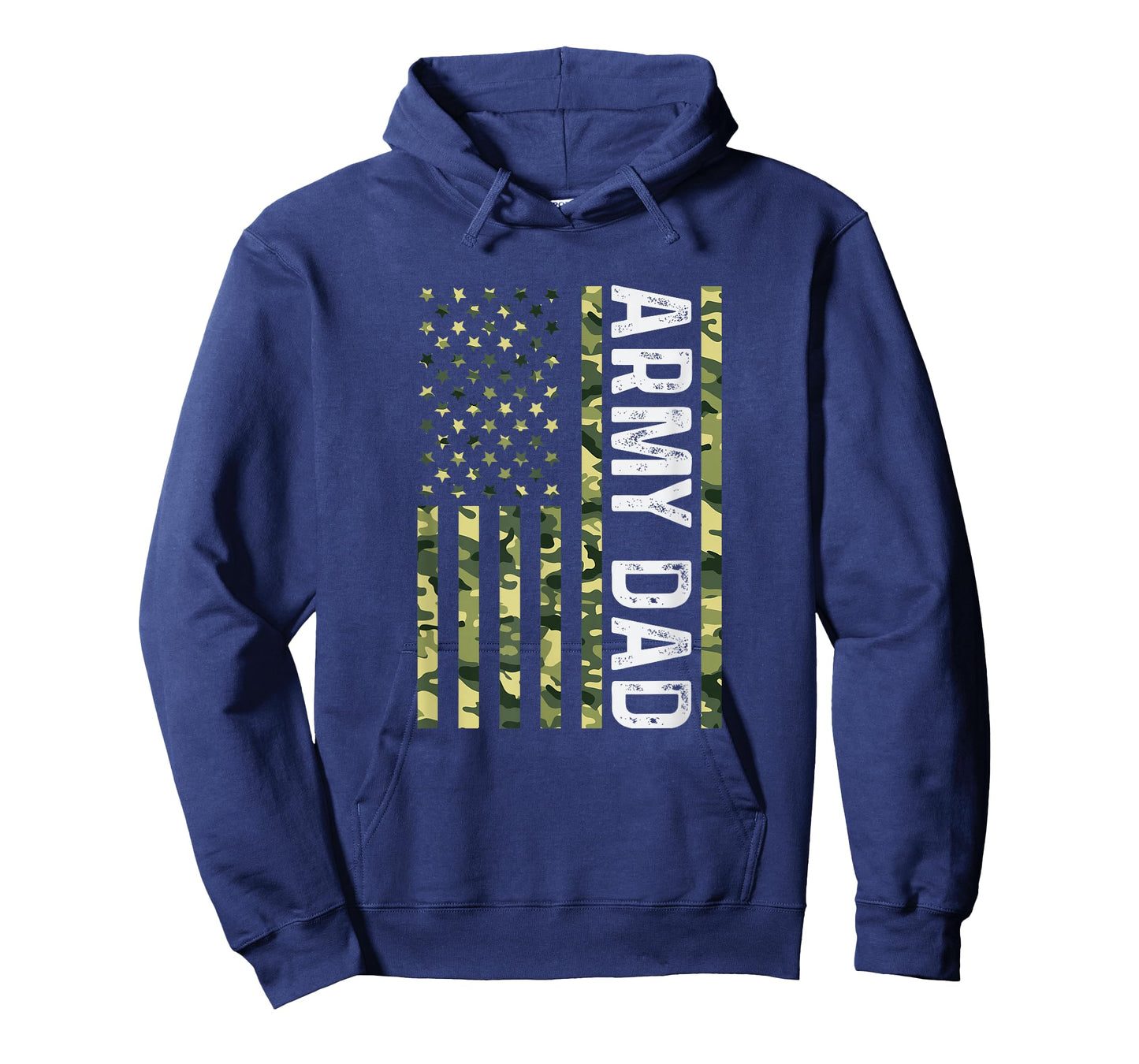 Proud Army Dad United States USA Flag for Father's Day T-Shirt