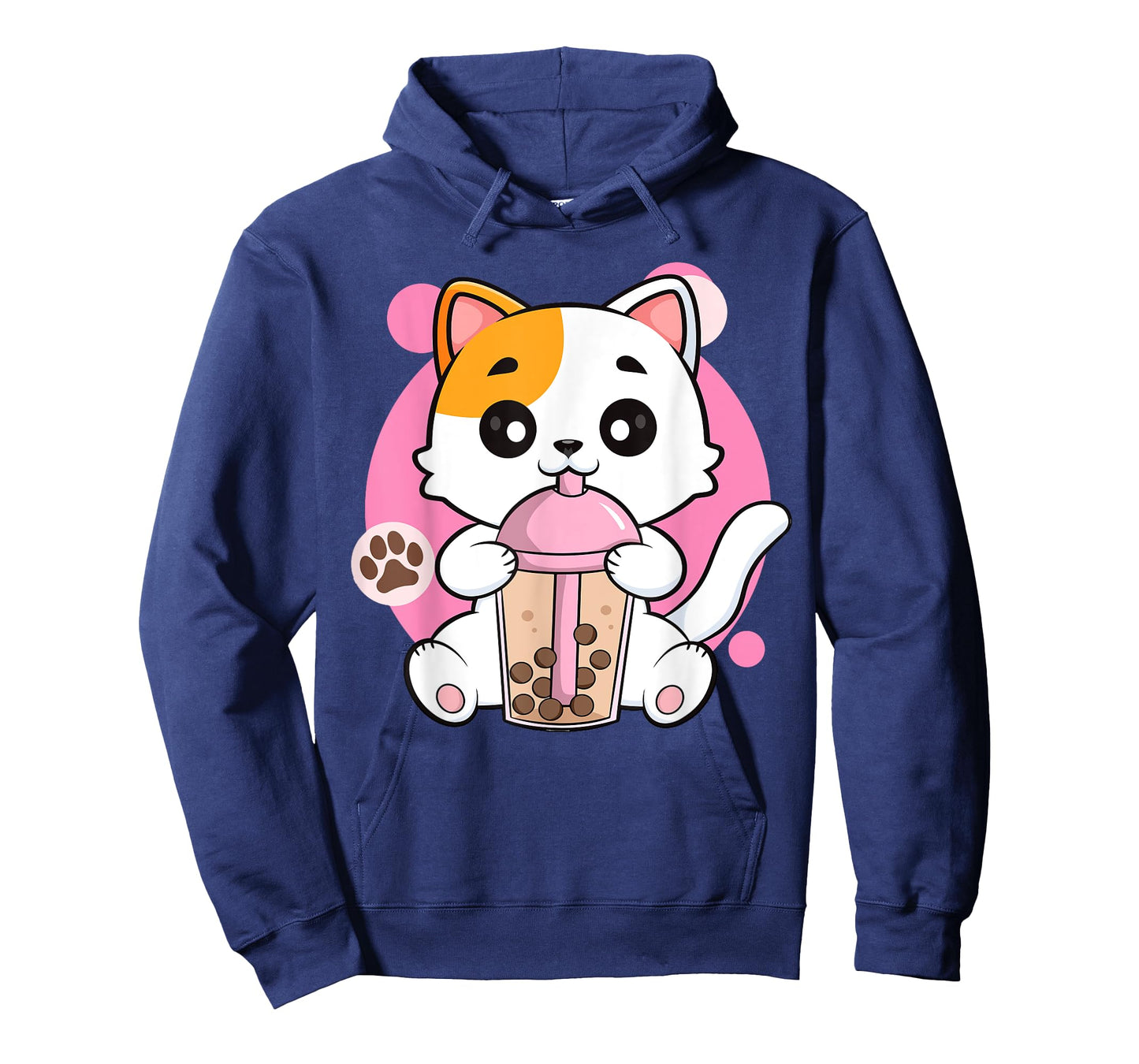 Cute Cat Shirt Boba Tea Anime Japanese Kids Teen Girl Kawaii T-Shirt