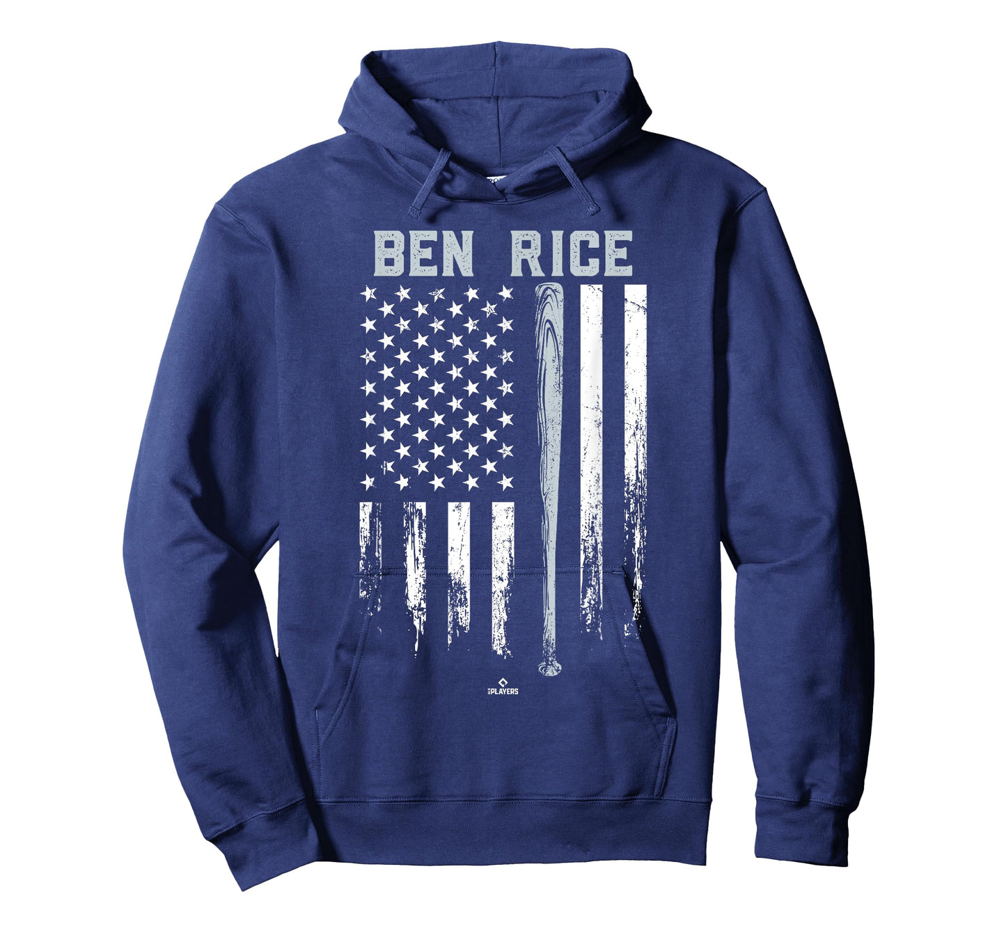 USA Flag Bat Ben Rice New York Baseball MLBPA T-Shirt