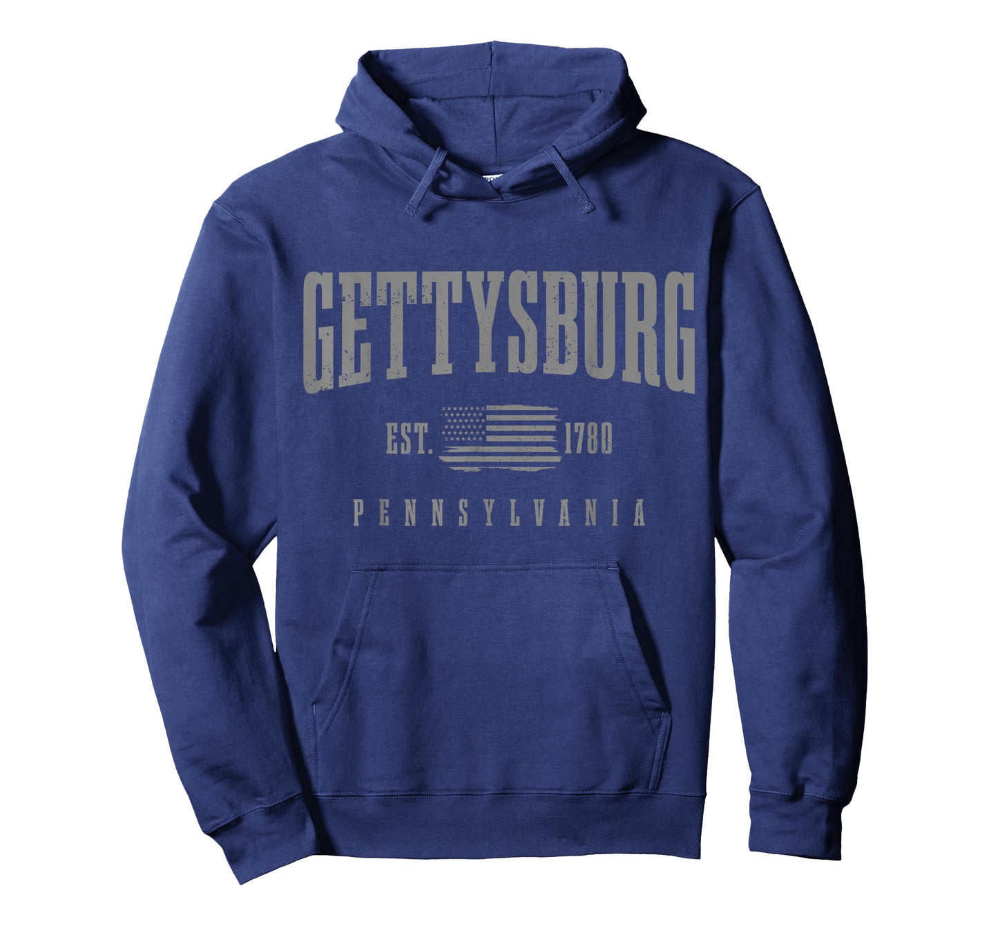 Gettysburg Pennsylvania 1780 Vintage American Flag Patriotic T-Shirt