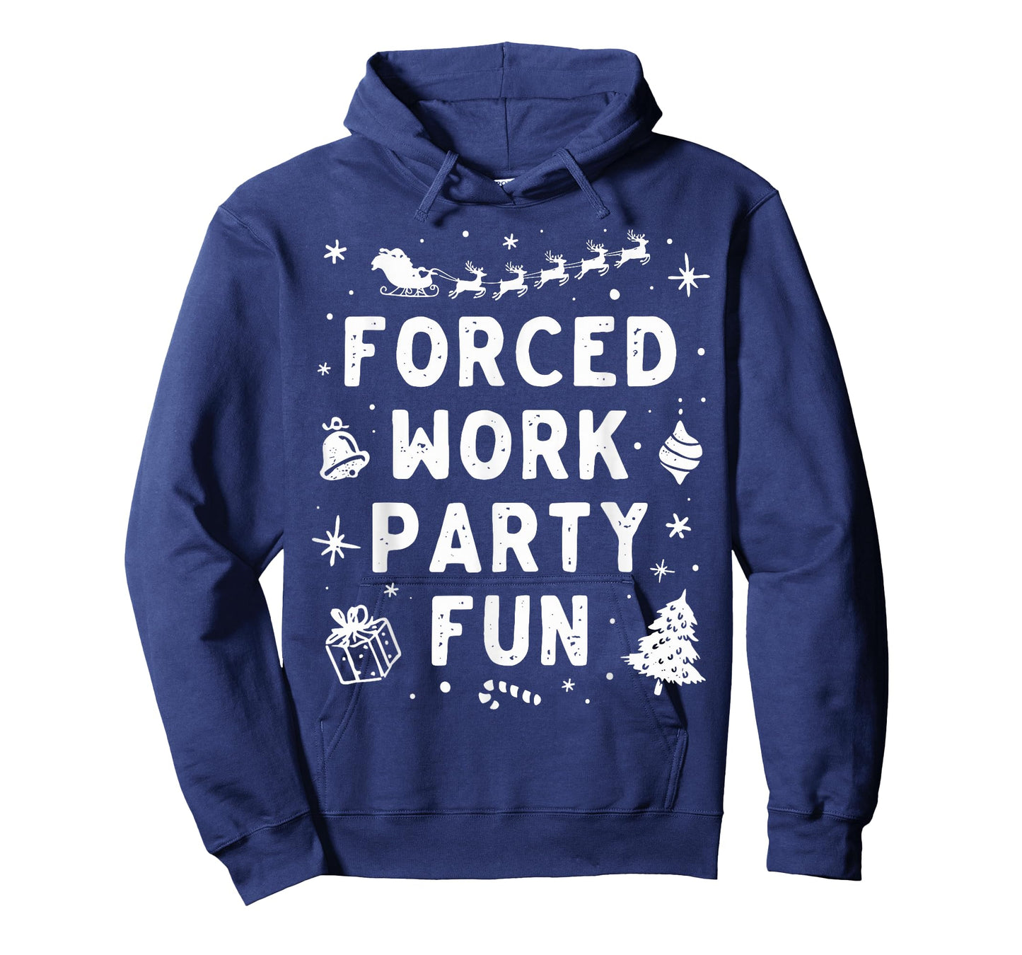 Vintage Forced Work Party Fun Merry Christmas Party Holiday T-Shirt