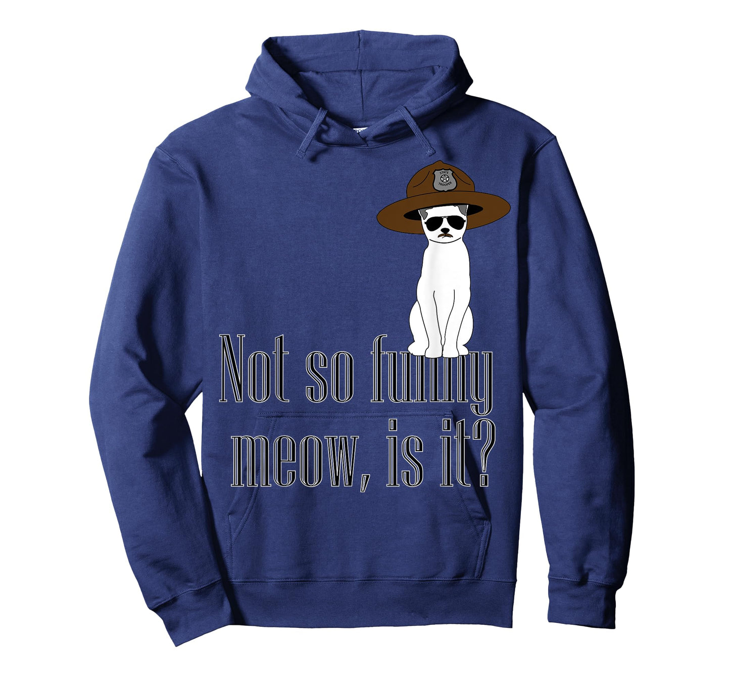 Super State Trooper Cat, Meow! T-Shirt