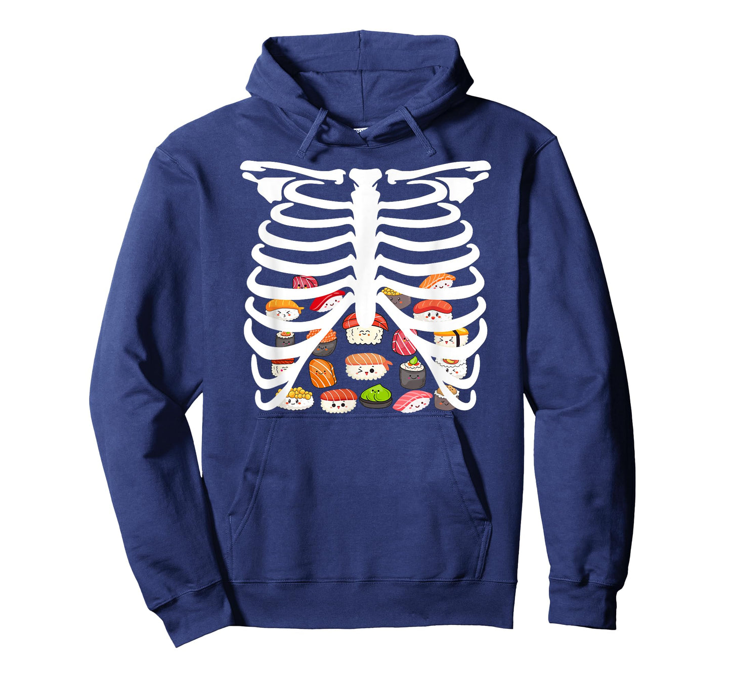 Halloween Japanese dish Food Rib Cage Skeleton Sushi T-Shirt