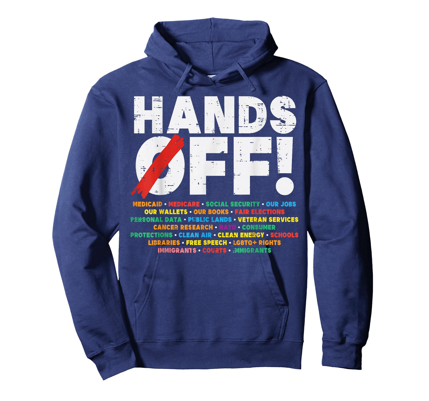 Protest Hands Off Medicare Social Security Resist Men Women T-Shirt
