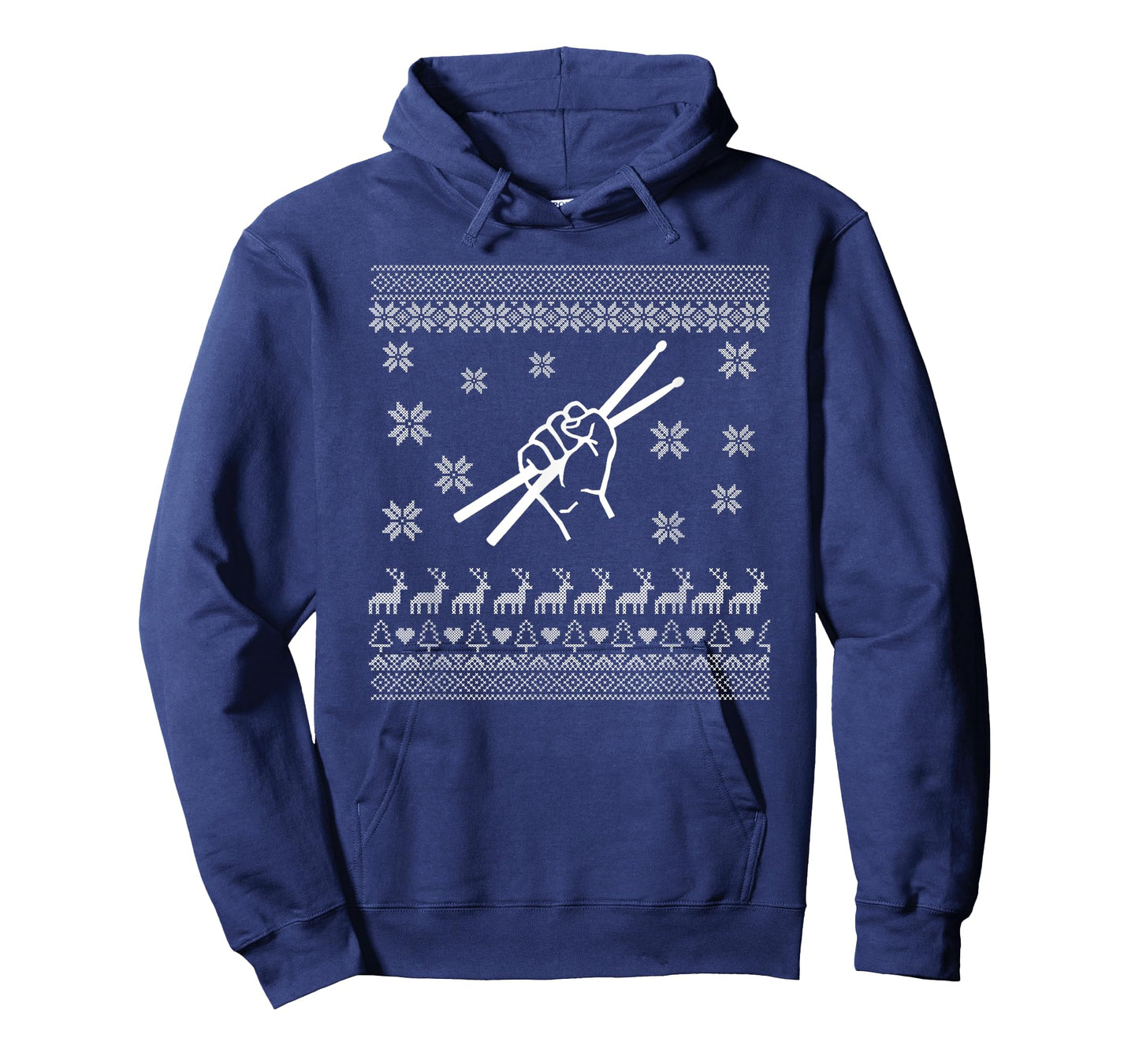 Drummer Ugly Sweater Style Christmas 2019 T-Shirt