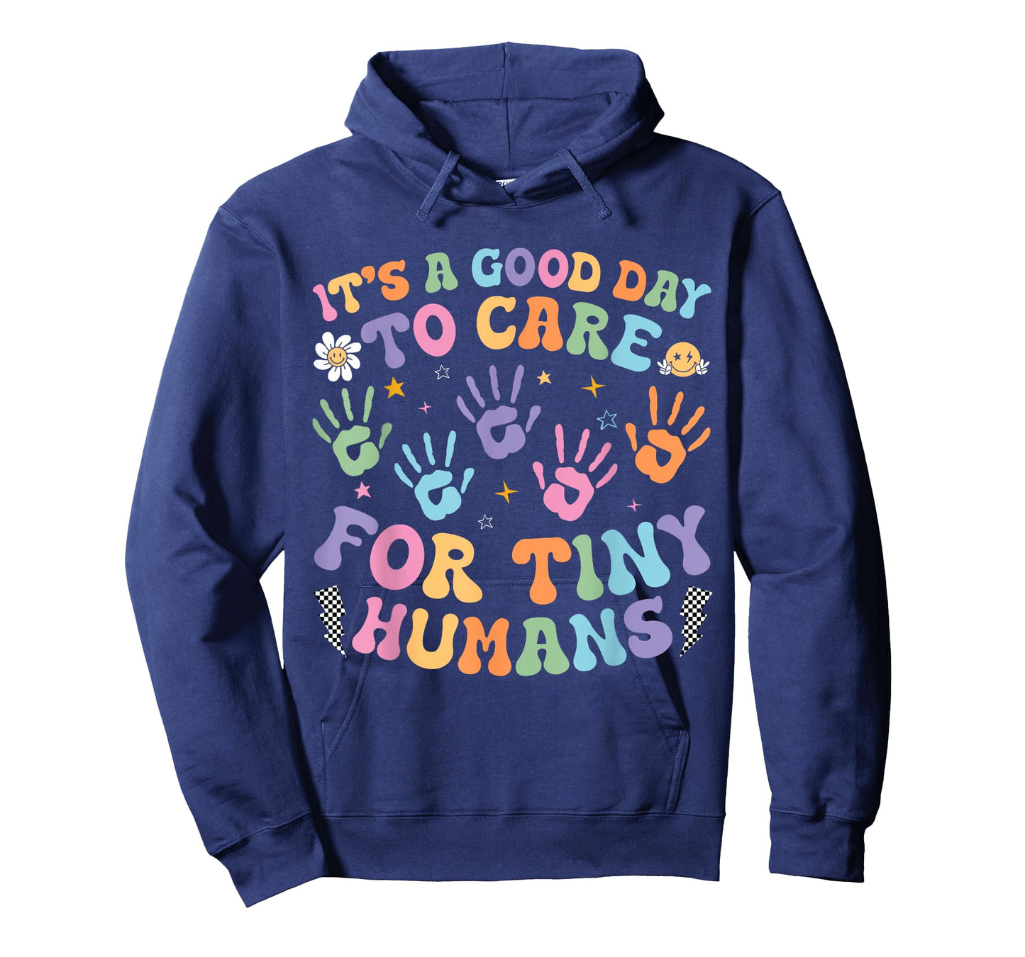Retro Its A Good Day to Care for Tiny Humans Daycare Teacher T-Shirt
