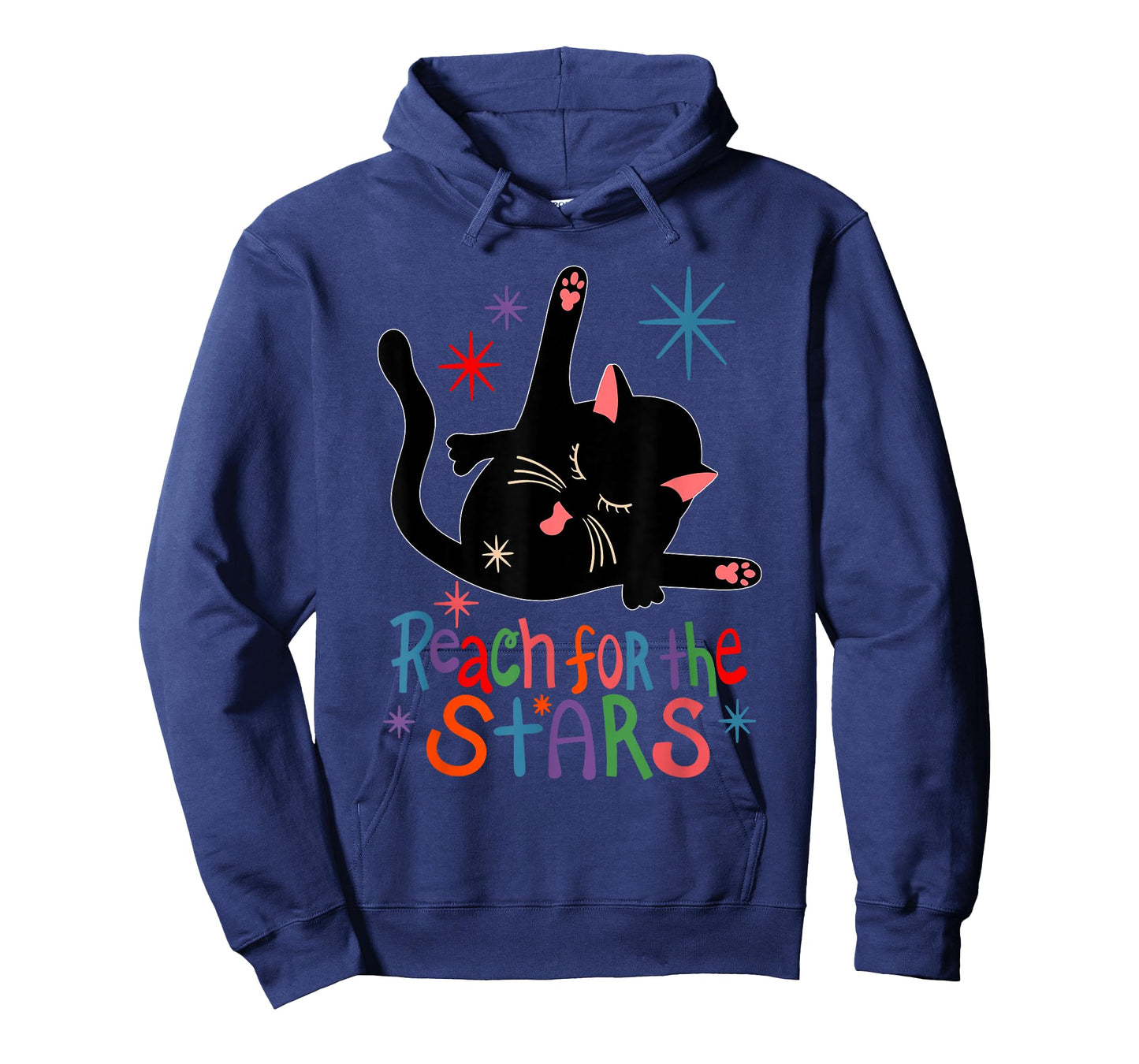 Reach for The Stars Funny Cat T-Shirt