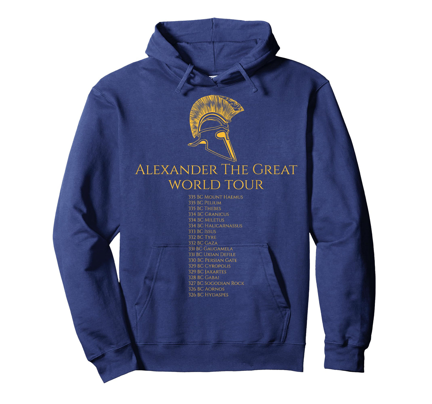 Ancient Greek History - Alexander The Great World Tour T-Shirt Small