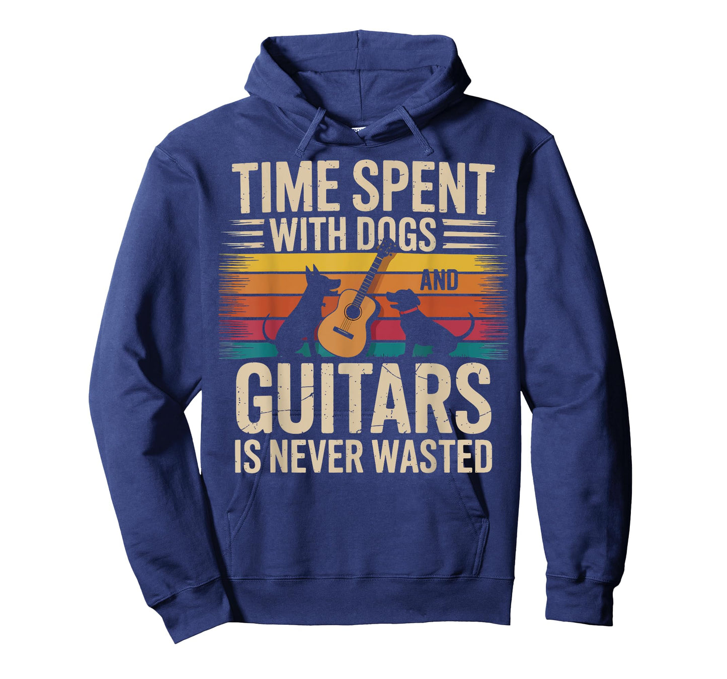Time Spent With Dogs And Guitars Is Never Wasted T-Shirt