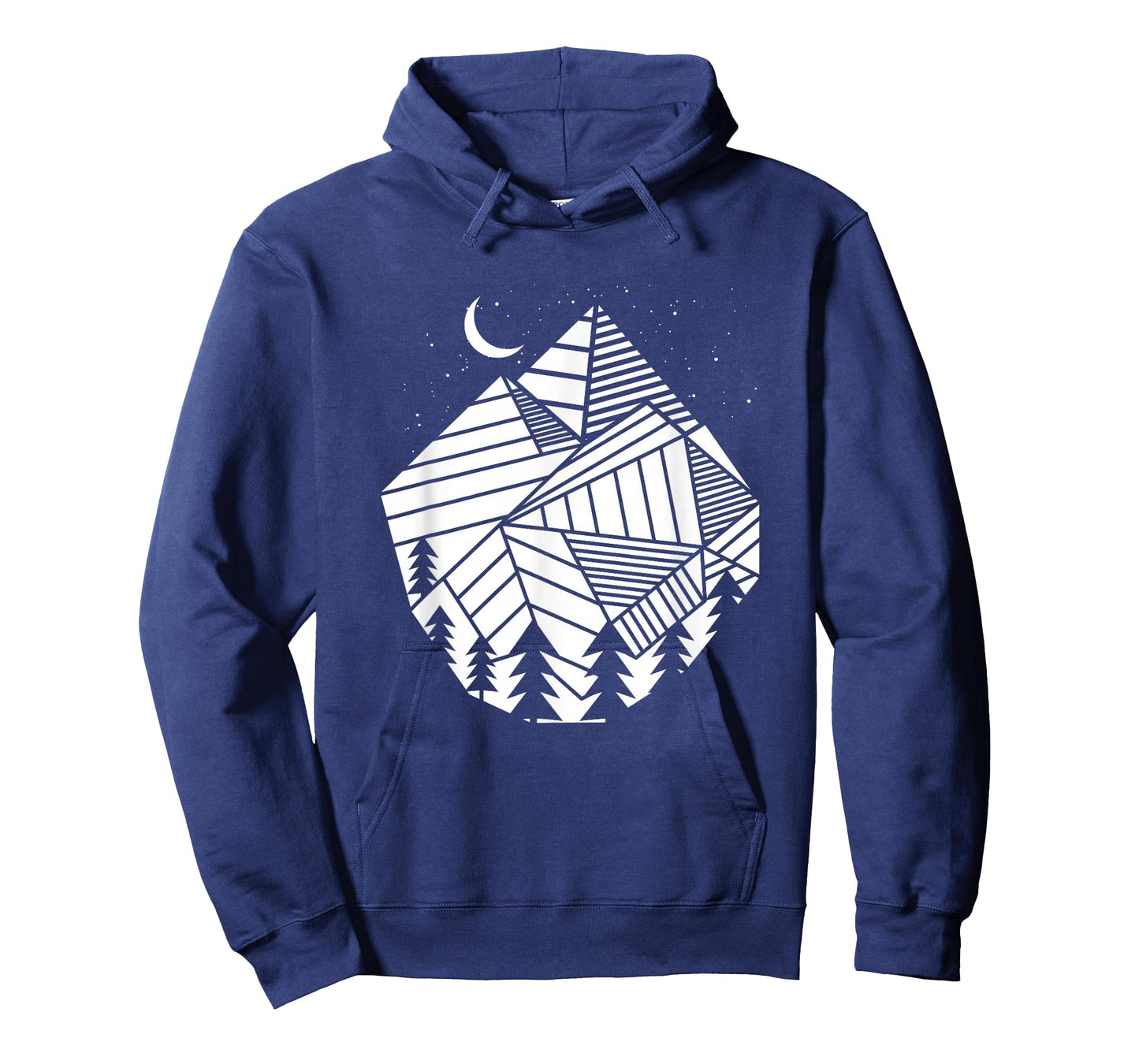 Hiking Polygon Mountains Trees - Geometric Shapes Hike Hiker T-Shirt