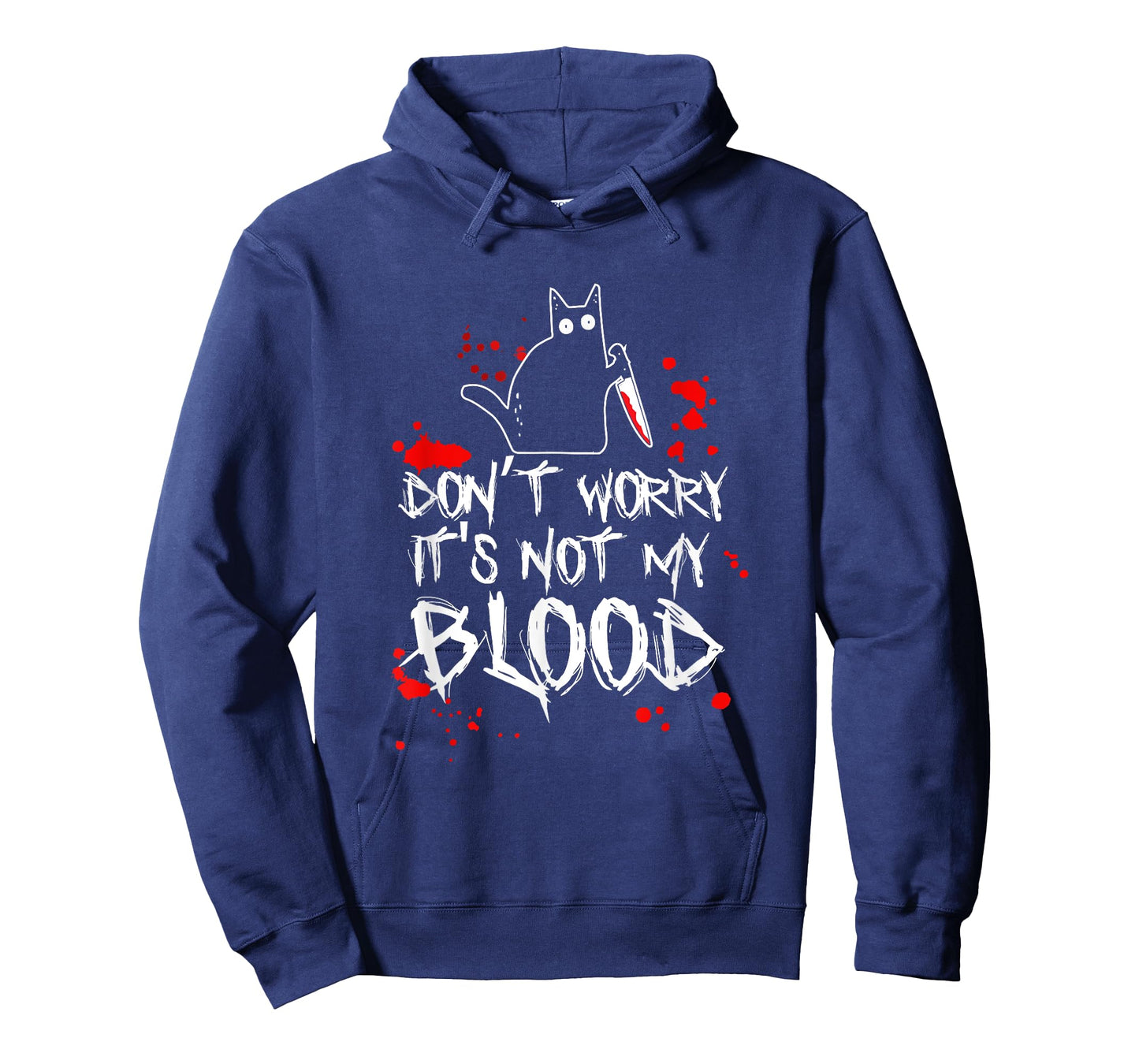 Dont Worry Its Not My Blood with Black Cat T-Shirt for Men Women