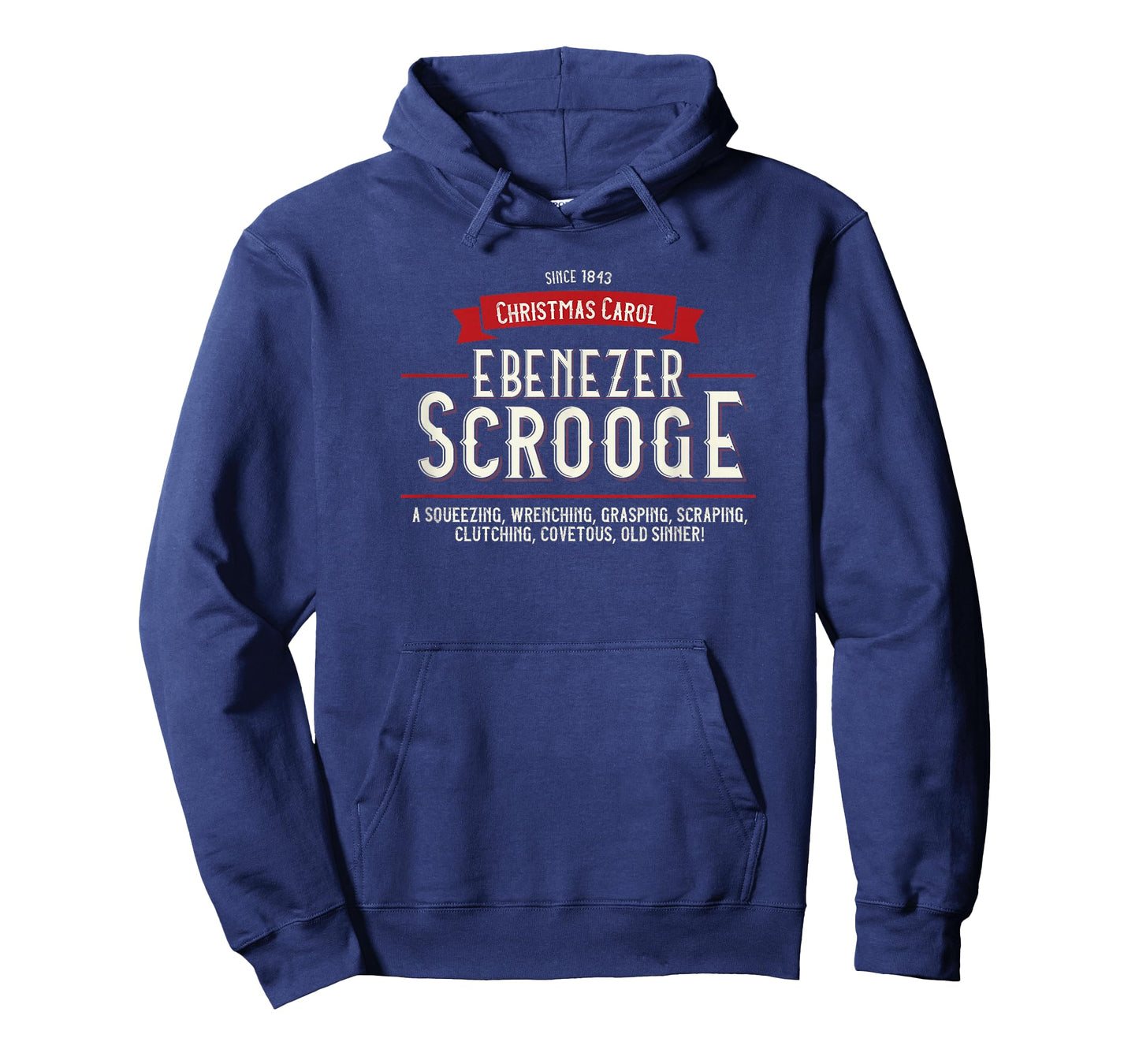 Christmas Carol, Ebenezer Scrooge, Holiday Design, Tradition T-Shirt