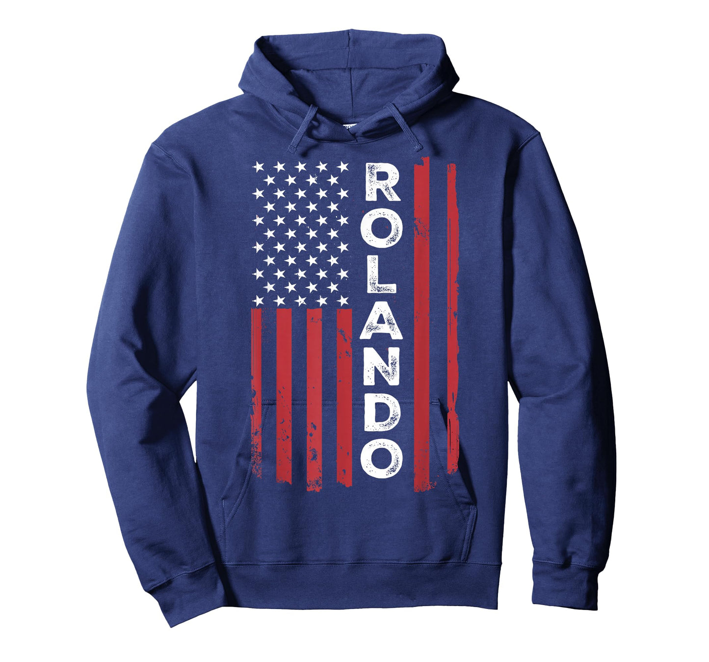 Rolando USA Flag American Flag Patriotic T-Shirt