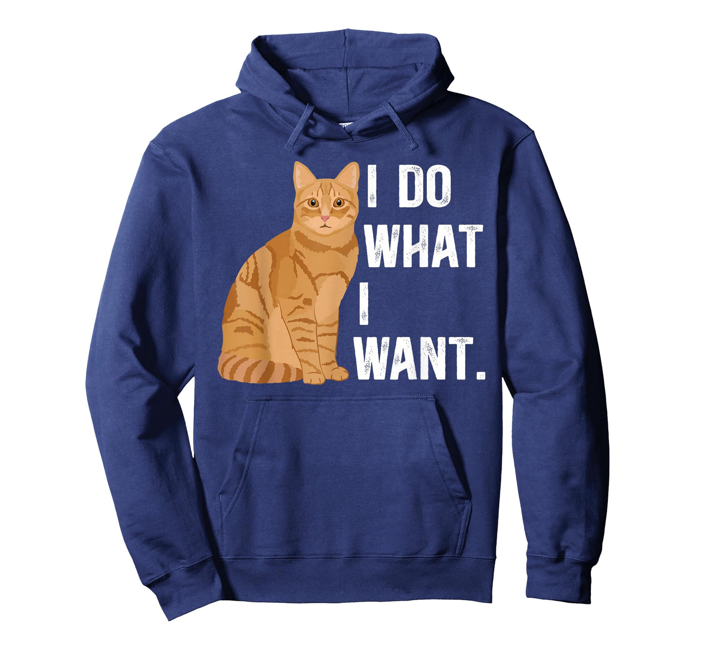 I Do What I Want Orange Tabby Cat Owner Orange Tabby Cat Mom T-Shirt