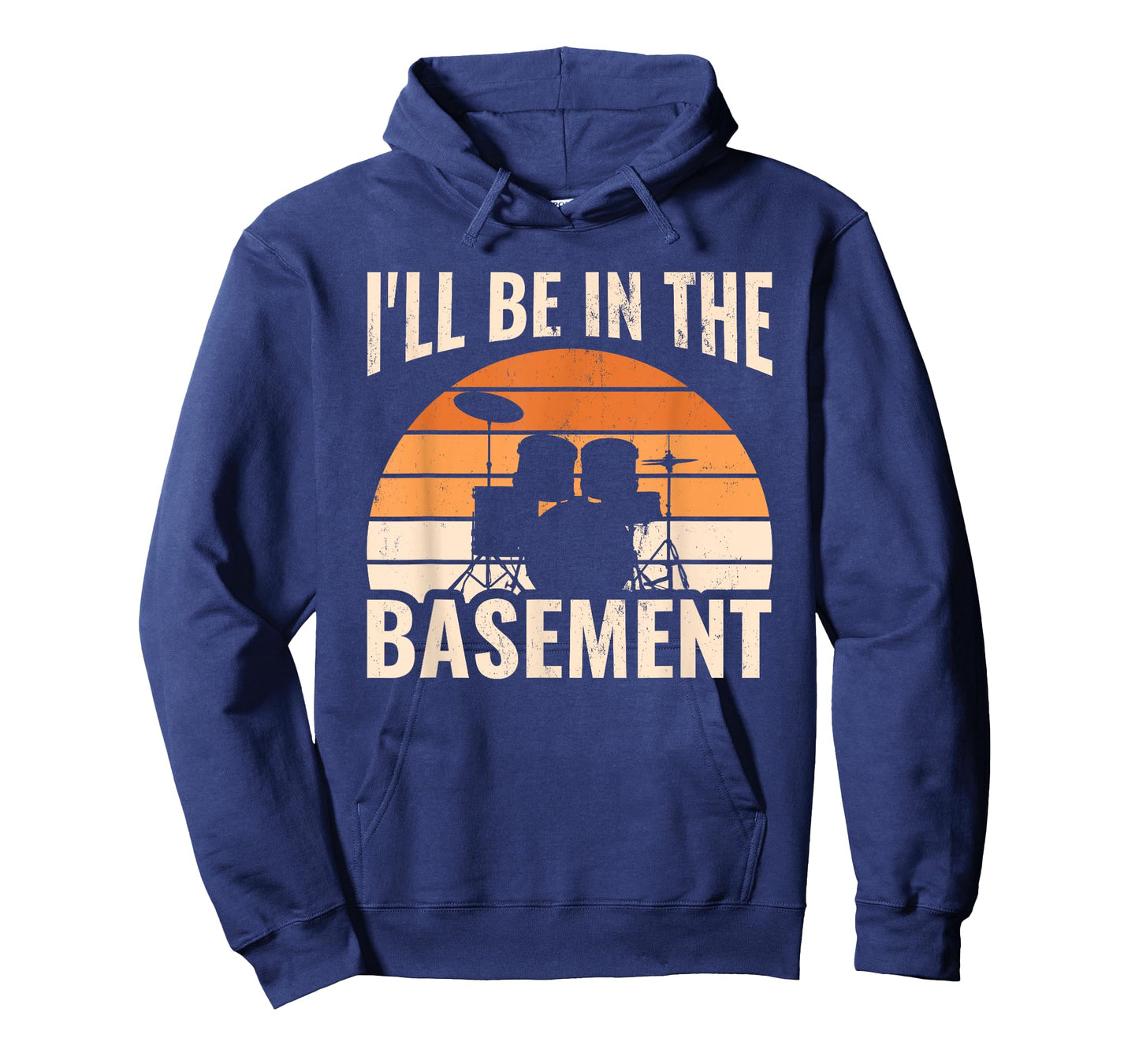 I'll Be In The Basement Drum Set Drumming Drummer T-Shirt