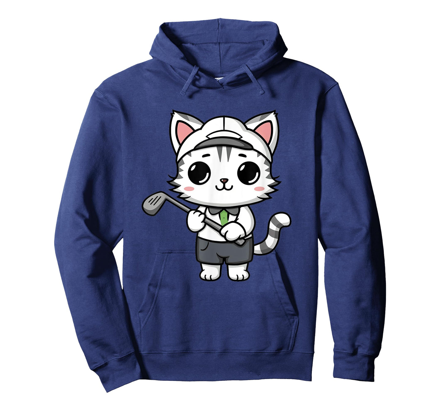 Golfing Funny Cat Golf Women Girls Golf Kawaii T-Shirt