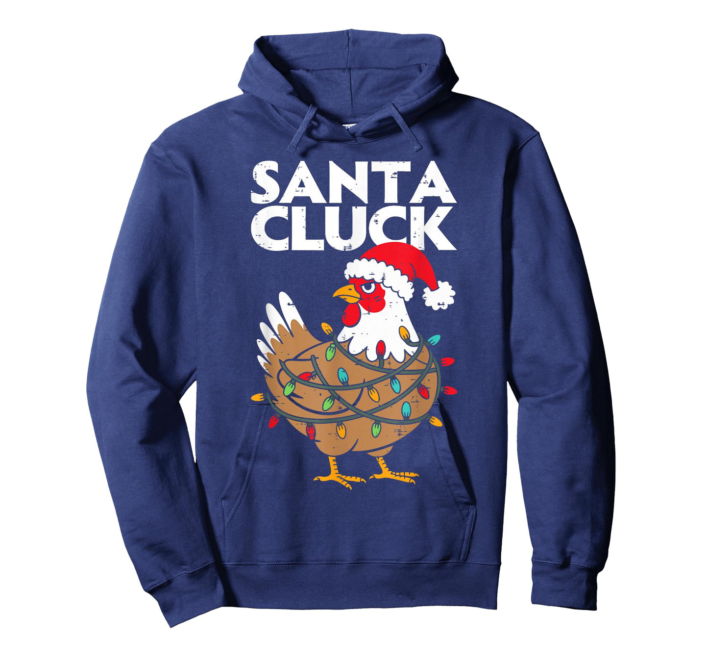 Chicken Christmas Santa Funny Holiday Men Women Kids Boys T-Shirt