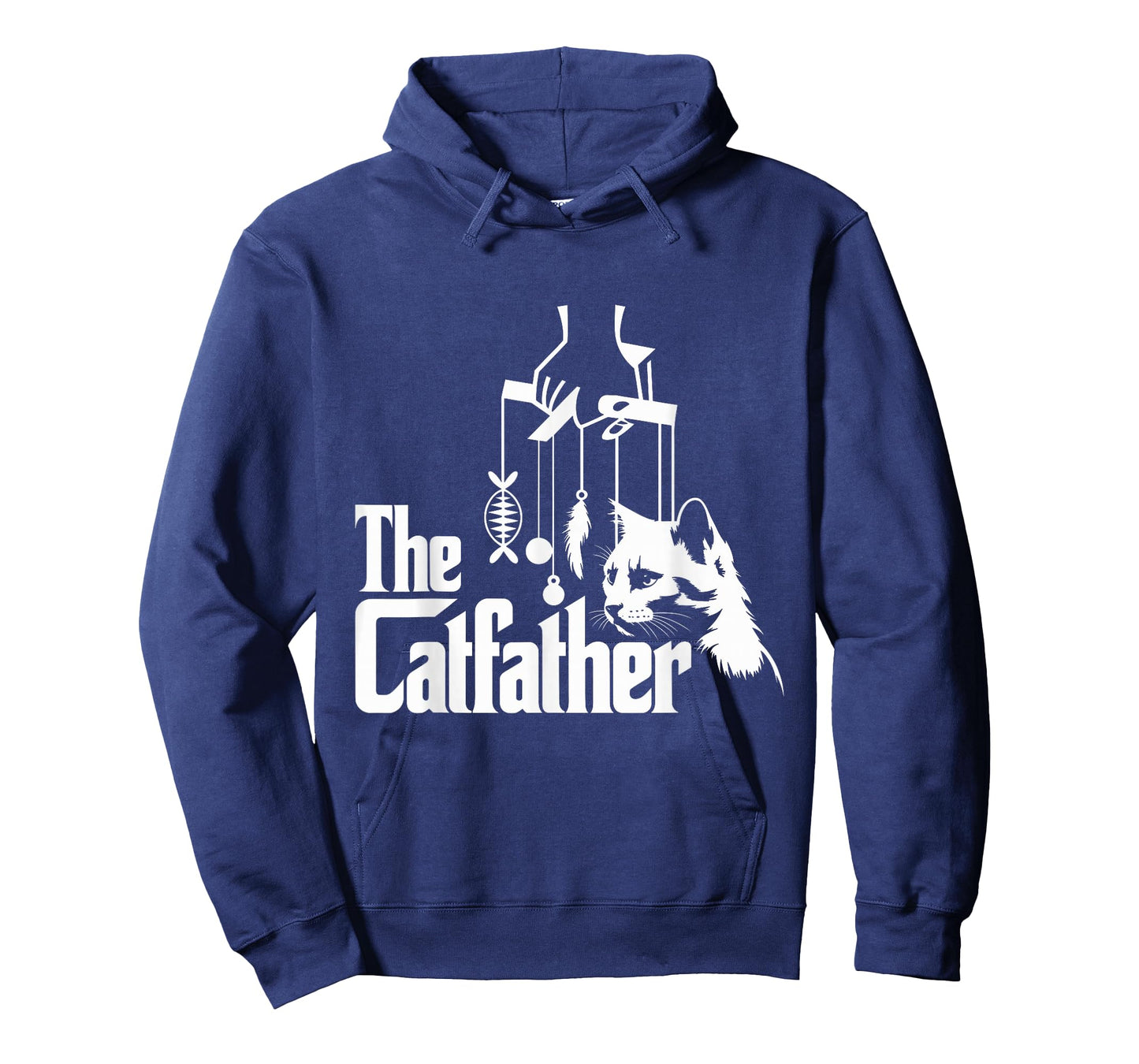 Funny Cat Dad Life The Catfather Fathers Day Mens Vintage T-Shirt