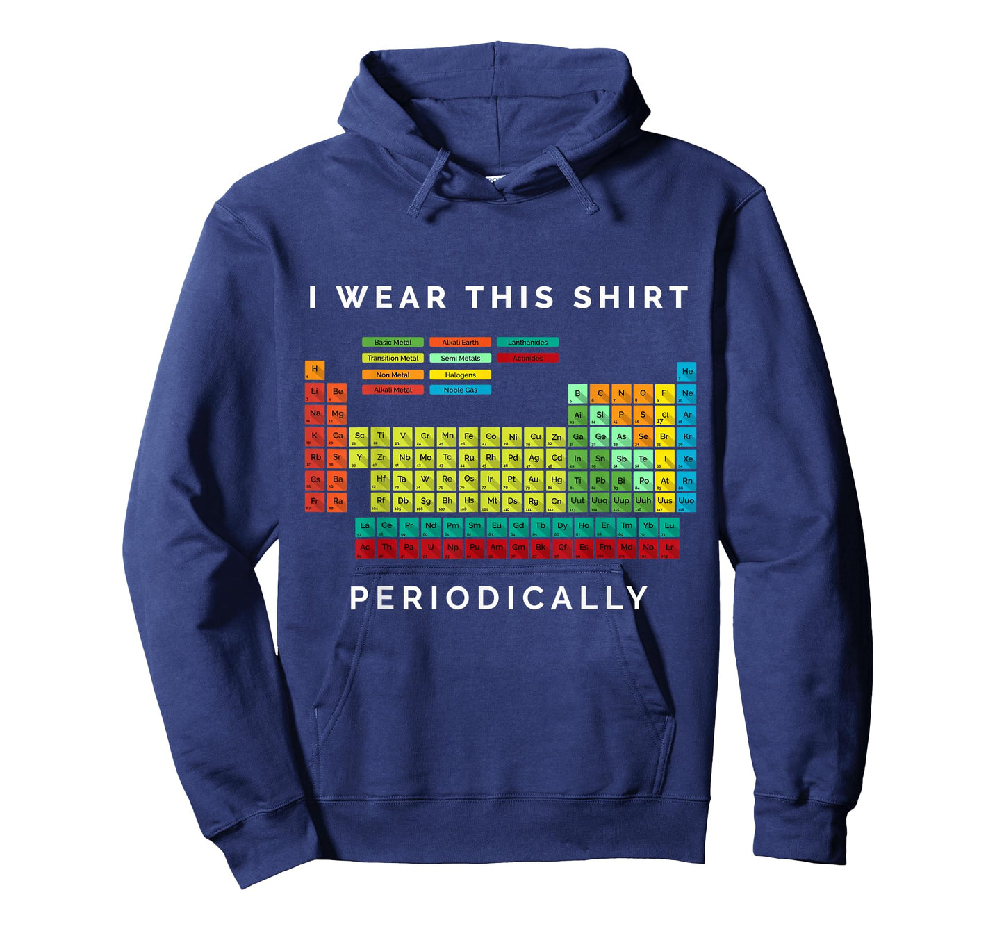I Wear This Periodically. Periodic Table Chemistry Pun T-Shirt