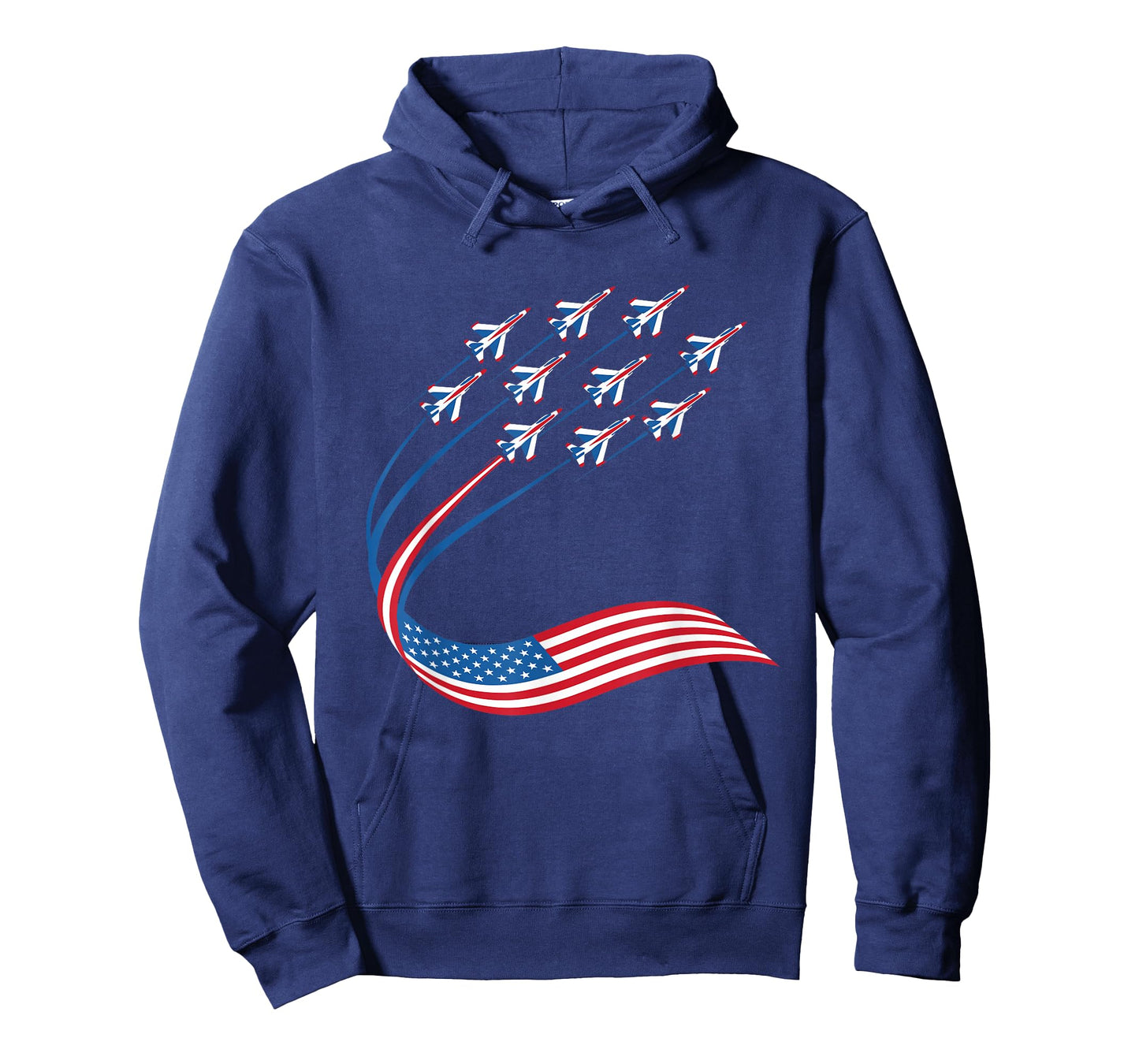American Patriotic Fighter Jets USA Flag 4th of July T-Shirt