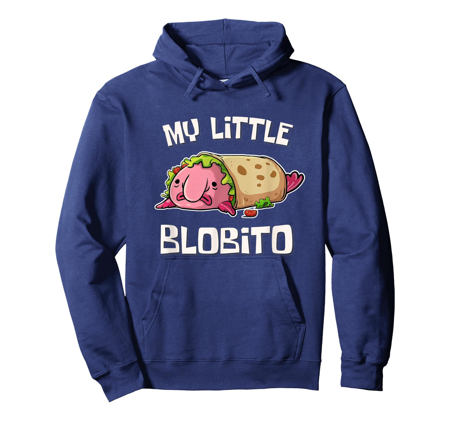 Mens Womens Meme Burrito My Little Blobito Blobfish Lover T-Shirt