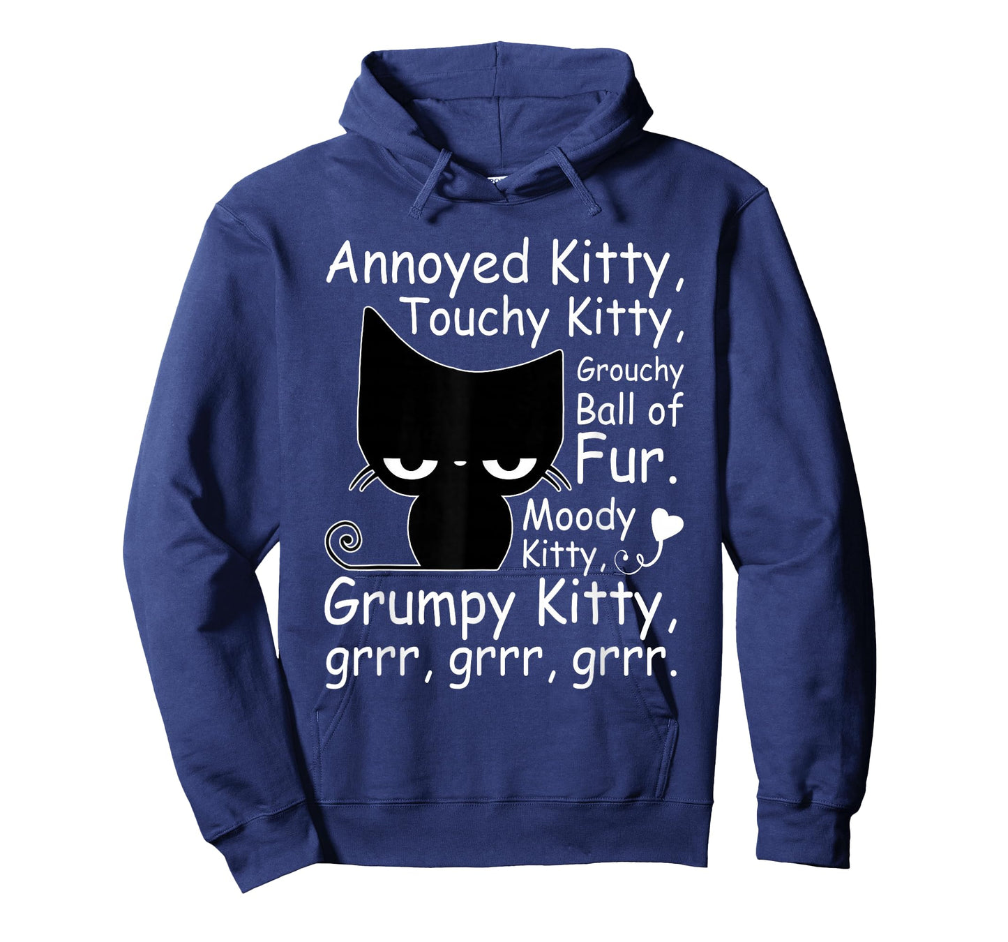 Angry Cat Kitten Lover Funny Attitude Fur Pet Owner T-Shirt