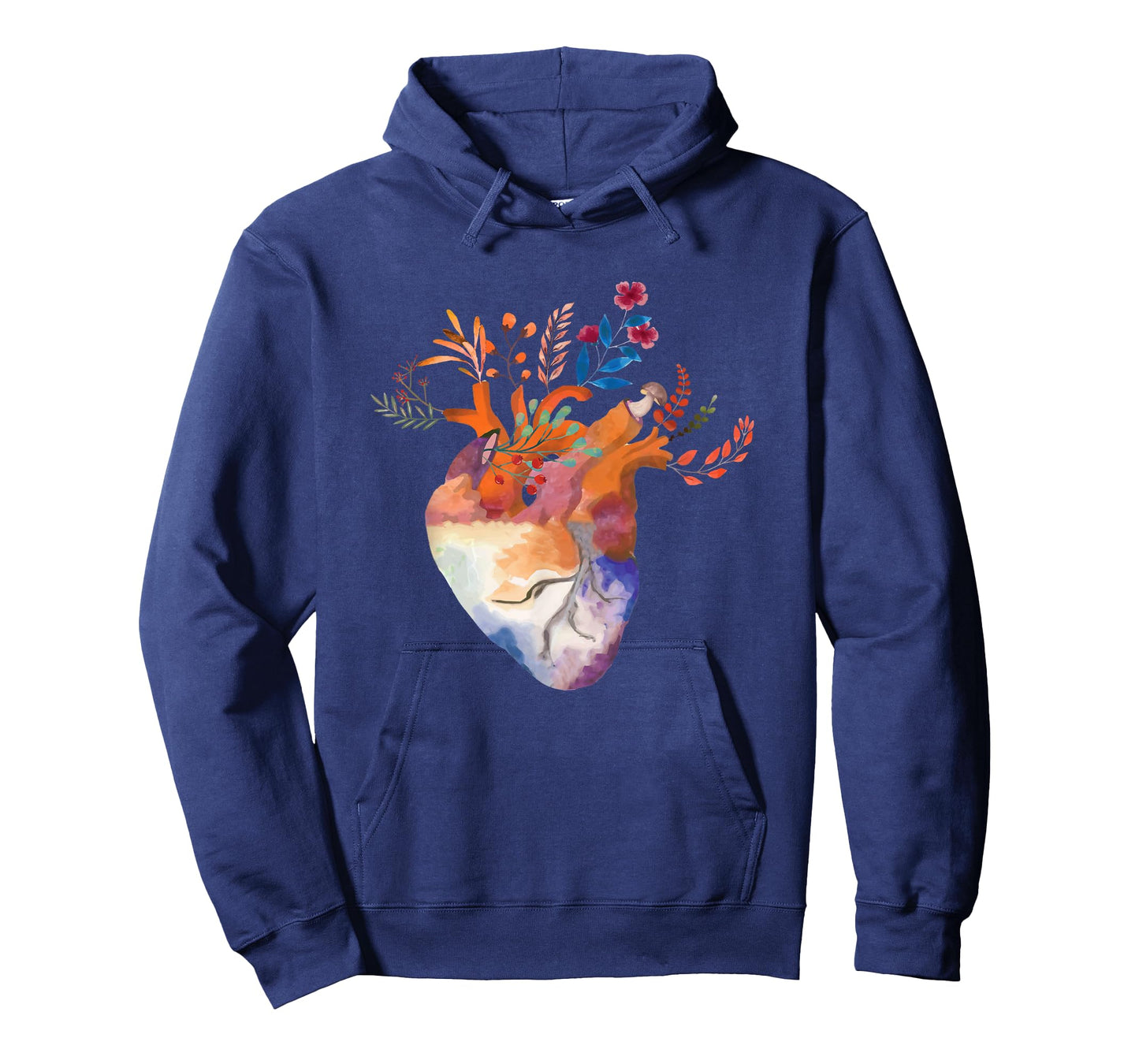 Anatomical Floral Heart Cardiology Medical Cardiac Nurse T-Shirt