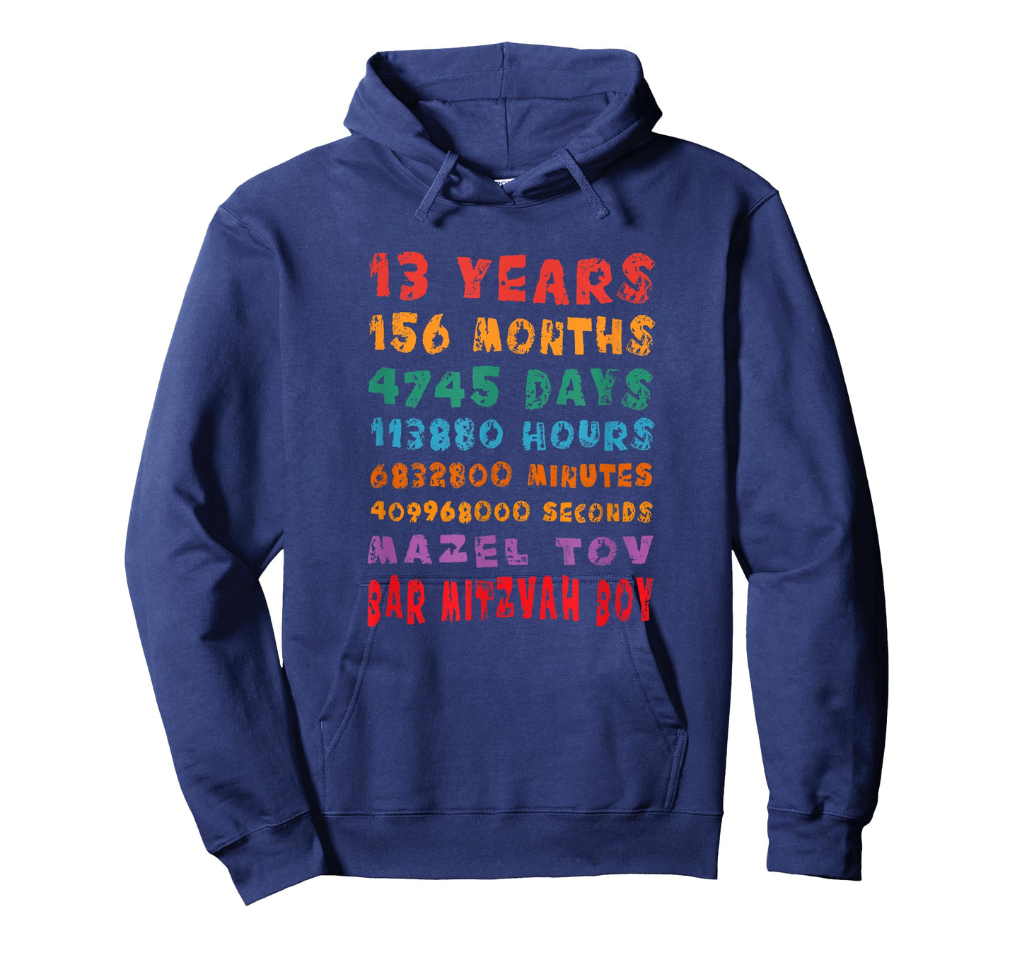 13-Year-Old 13th Birthday Bar Mitzvah Boy Mazel Tov Jewish T-Shirt