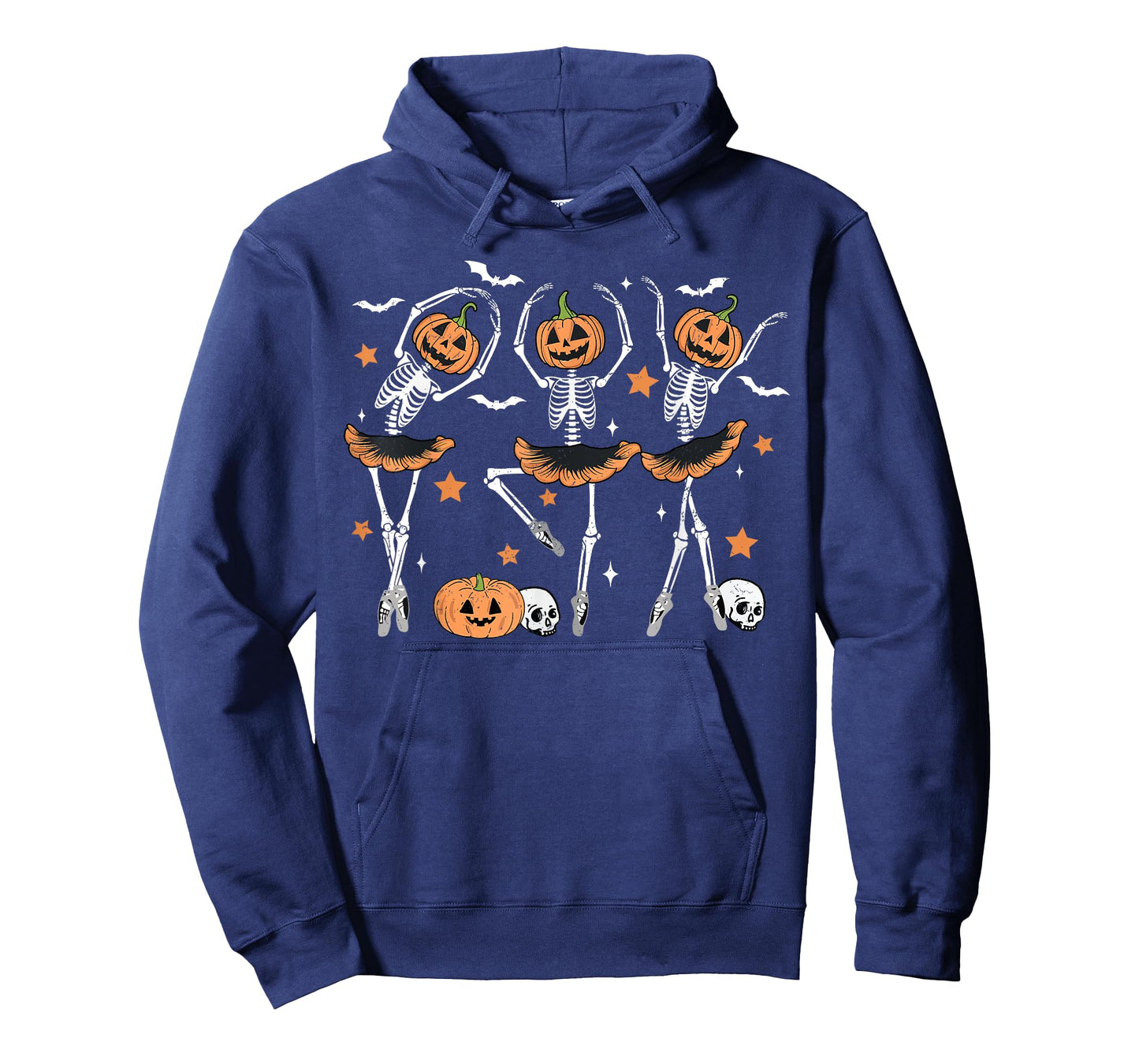 Ballet Pumpkin Skeleton Scary Halloween Men Women Boys Girl T-Shirt