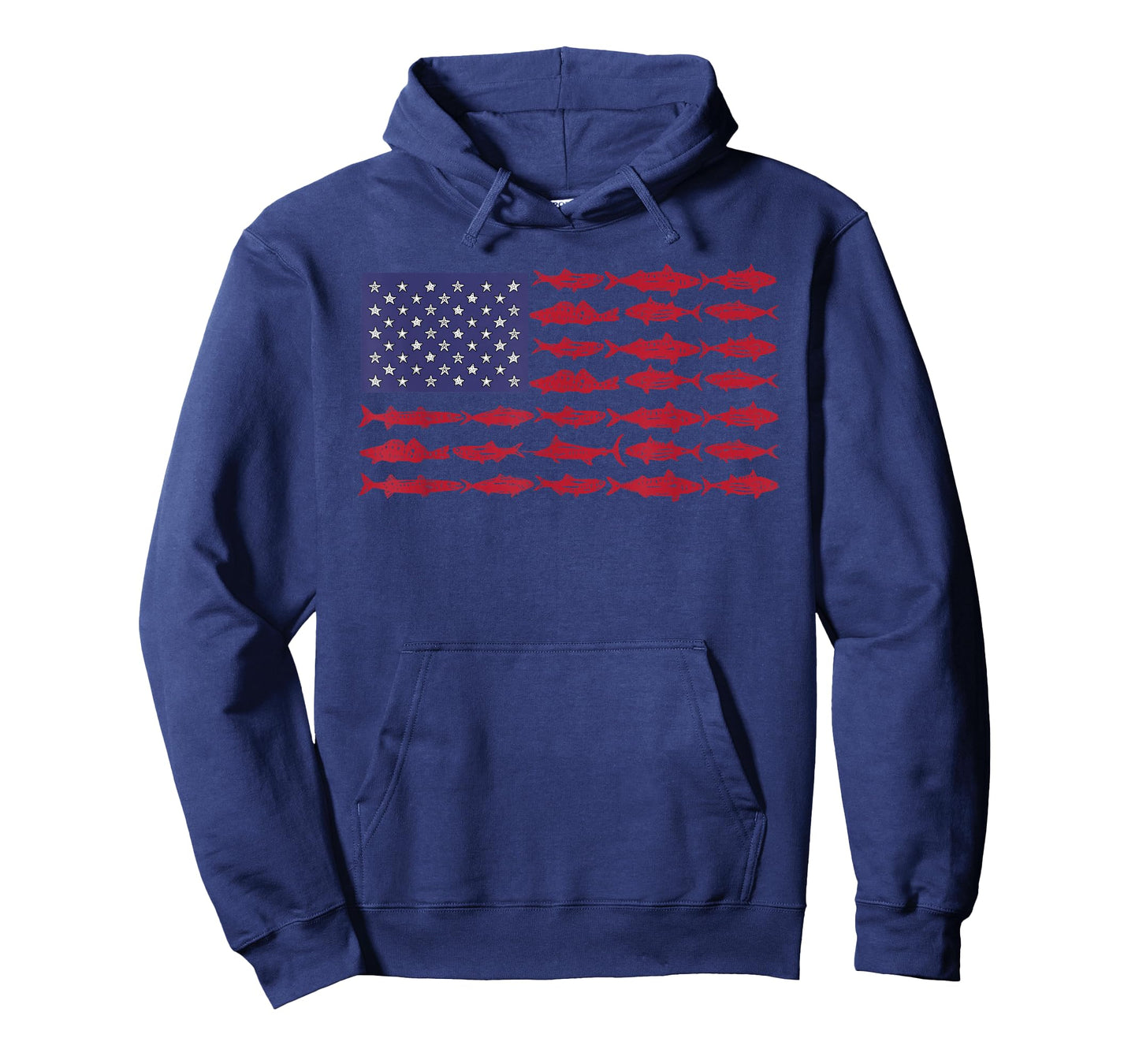 Vintage USA Fish American Flag Shirt Fishing Gifts ABS001 T-Shirt