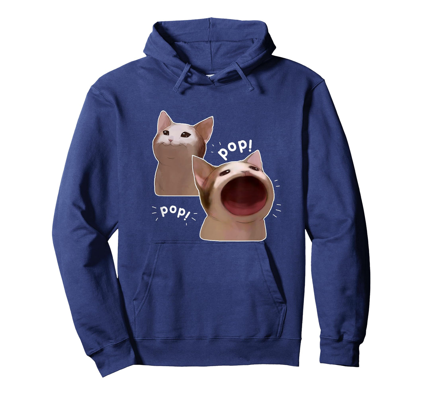 Funny Pop Cat Meme Men Women T-Shirt