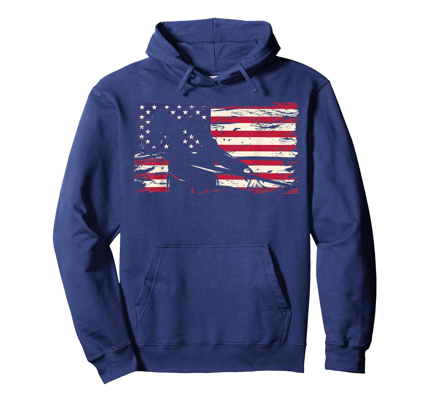 American Flag with Billiard Player Women Men T-Shirt