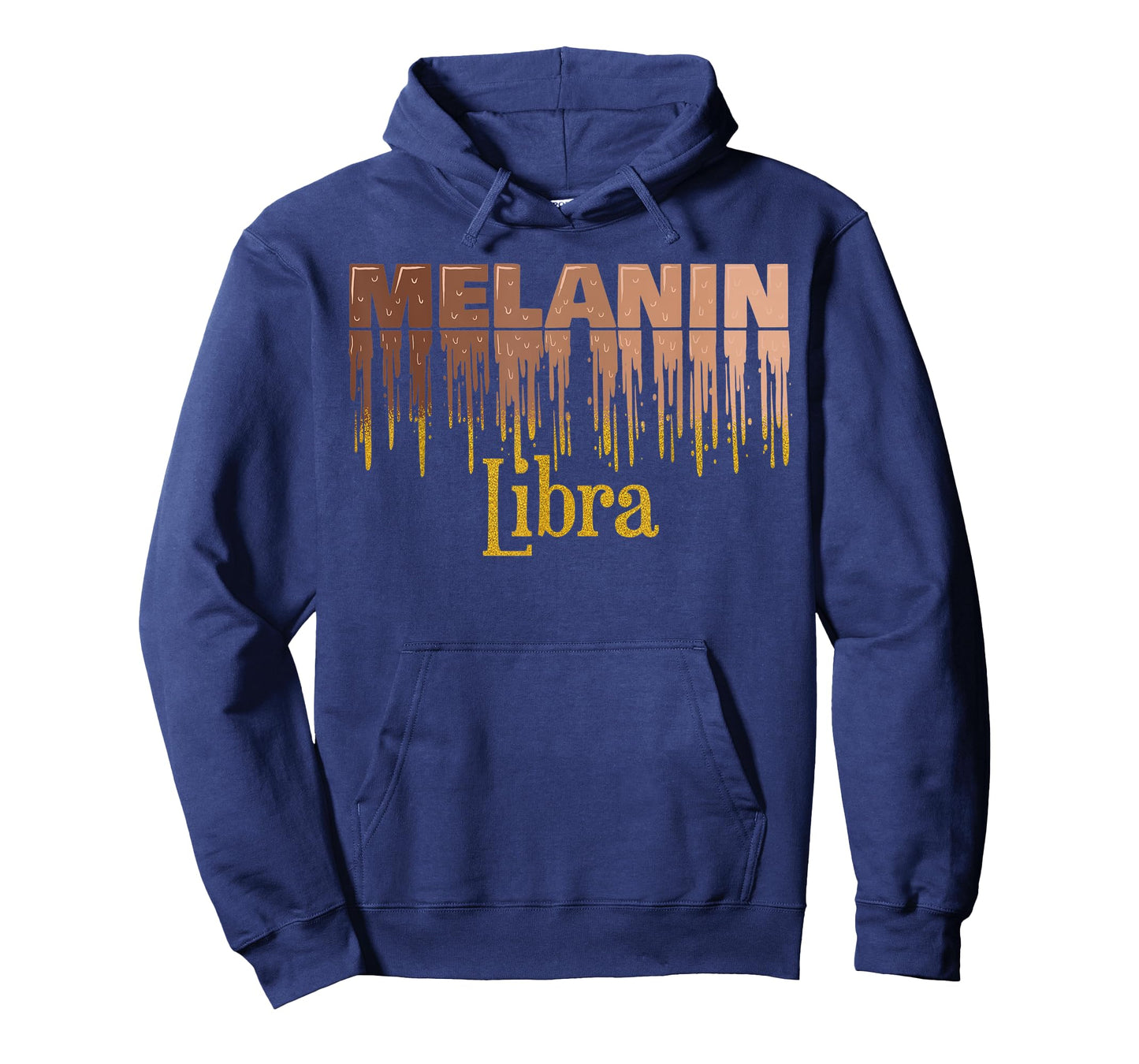 Libra Melanin Dripping Zodiac Sign for Black Women T-Shirt