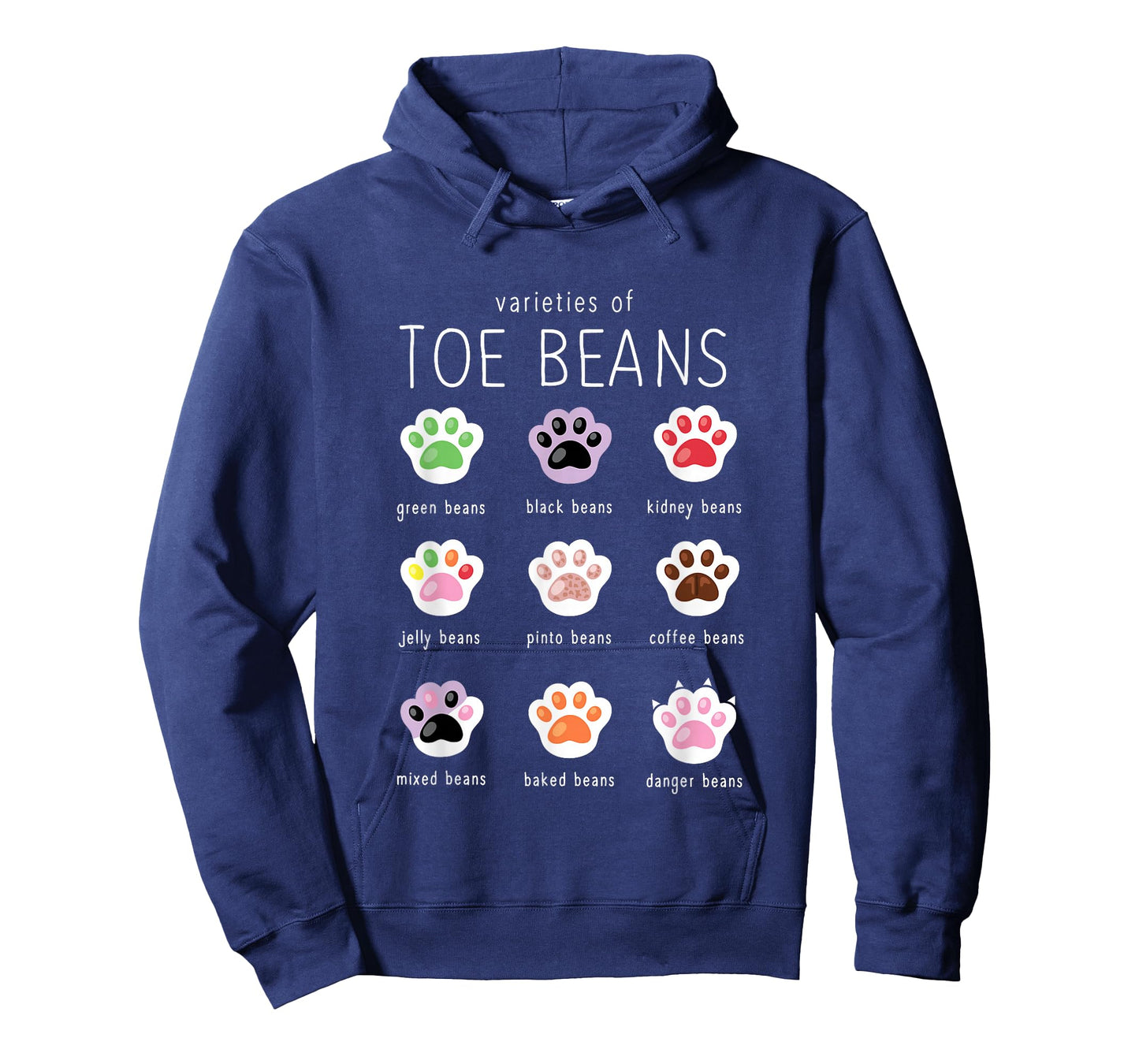 Funny Cat Lover Toe Beans T-Shirt