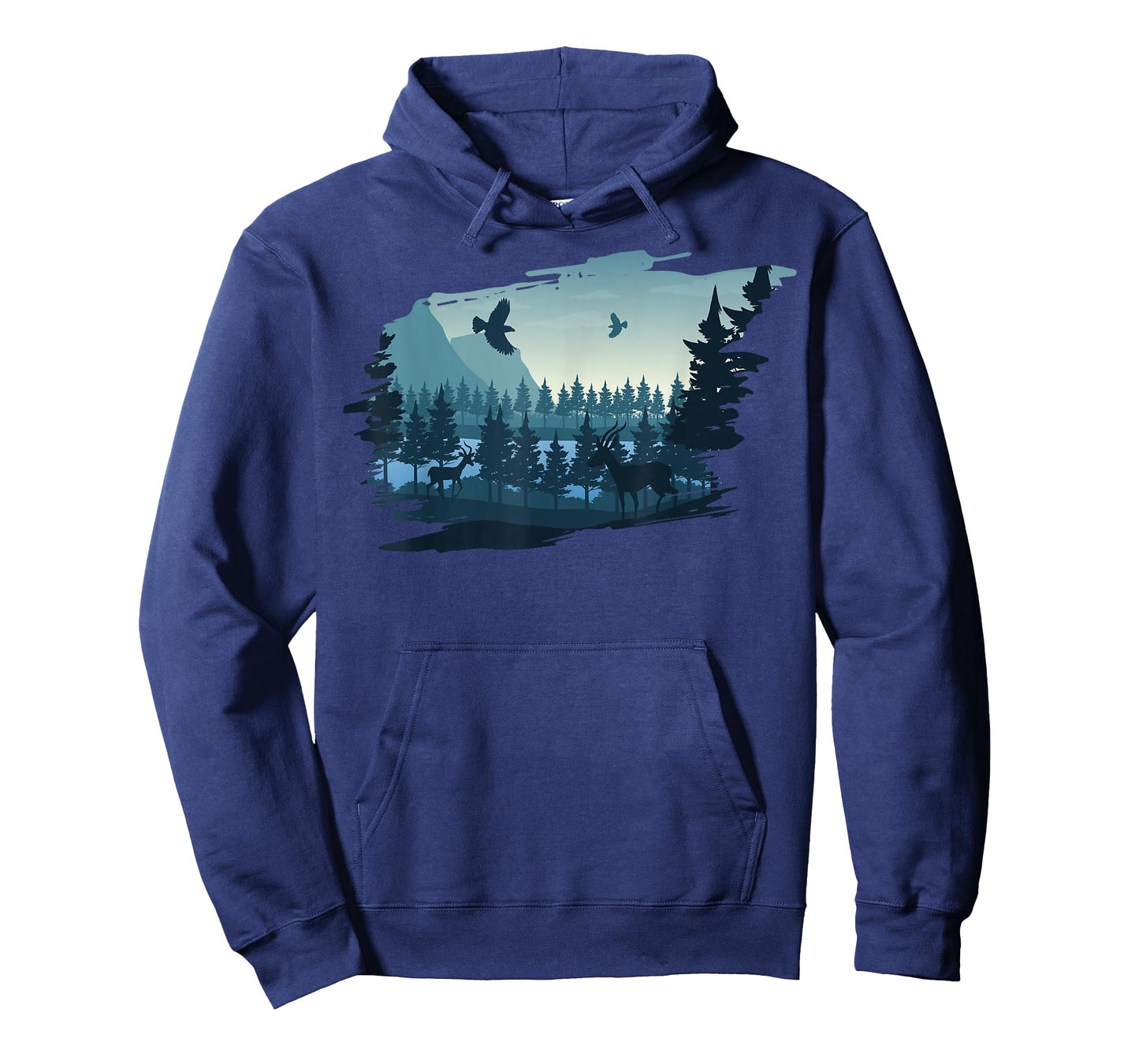 Beautiful Mountain, Nature Trees and Forest T-Shirt