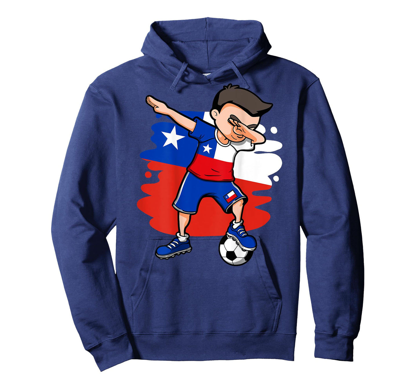 Dabbing Soccer Boy - Chile Jersey Chilean Football Lovers T-Shirt