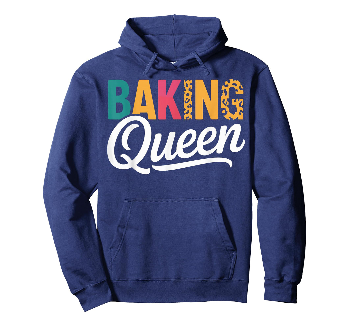 Baking Queen Cute Leopard Print Baking Lover Design T-Shirt