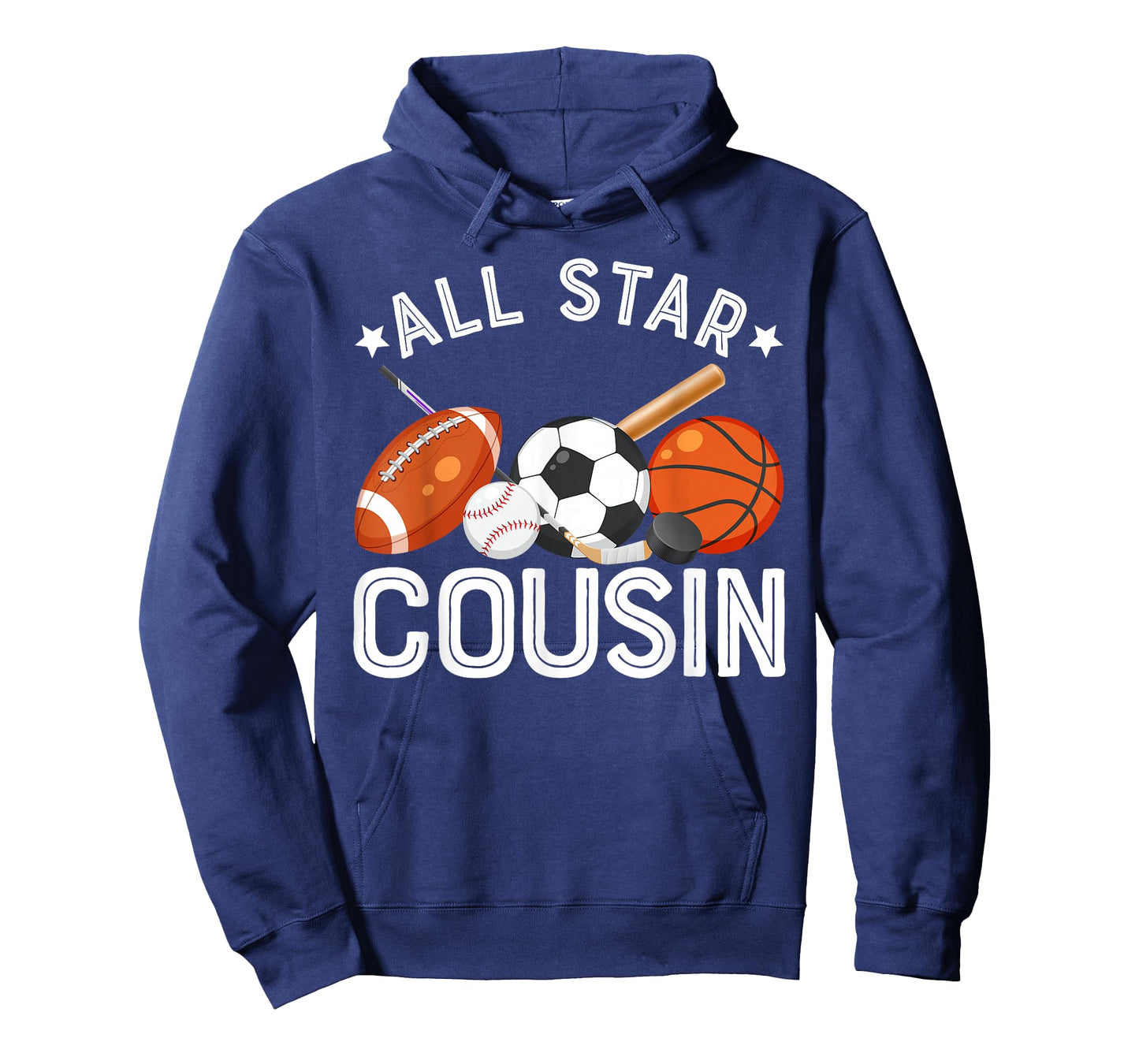 All Star Cousin Of The Birthday Boy Basketball Soccer Sport T-Shirt