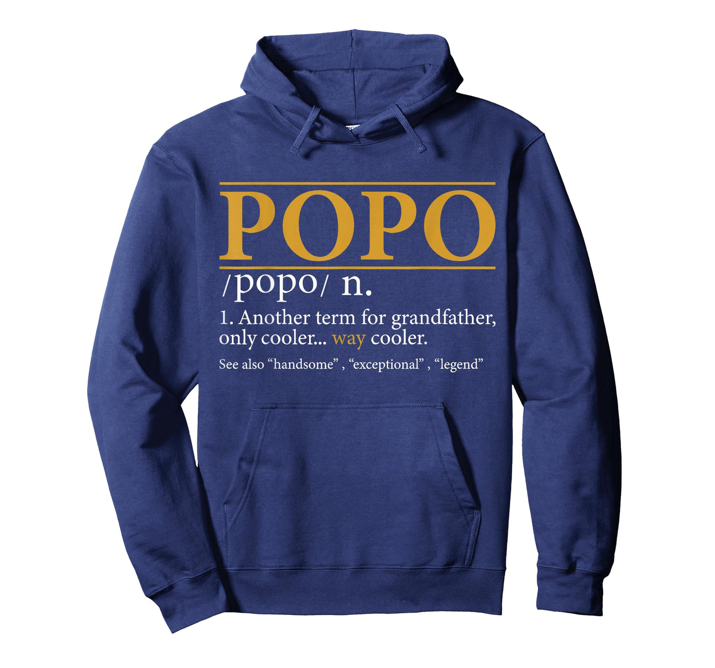 Funny Popo Definition Grandpa Gift T-Shirt