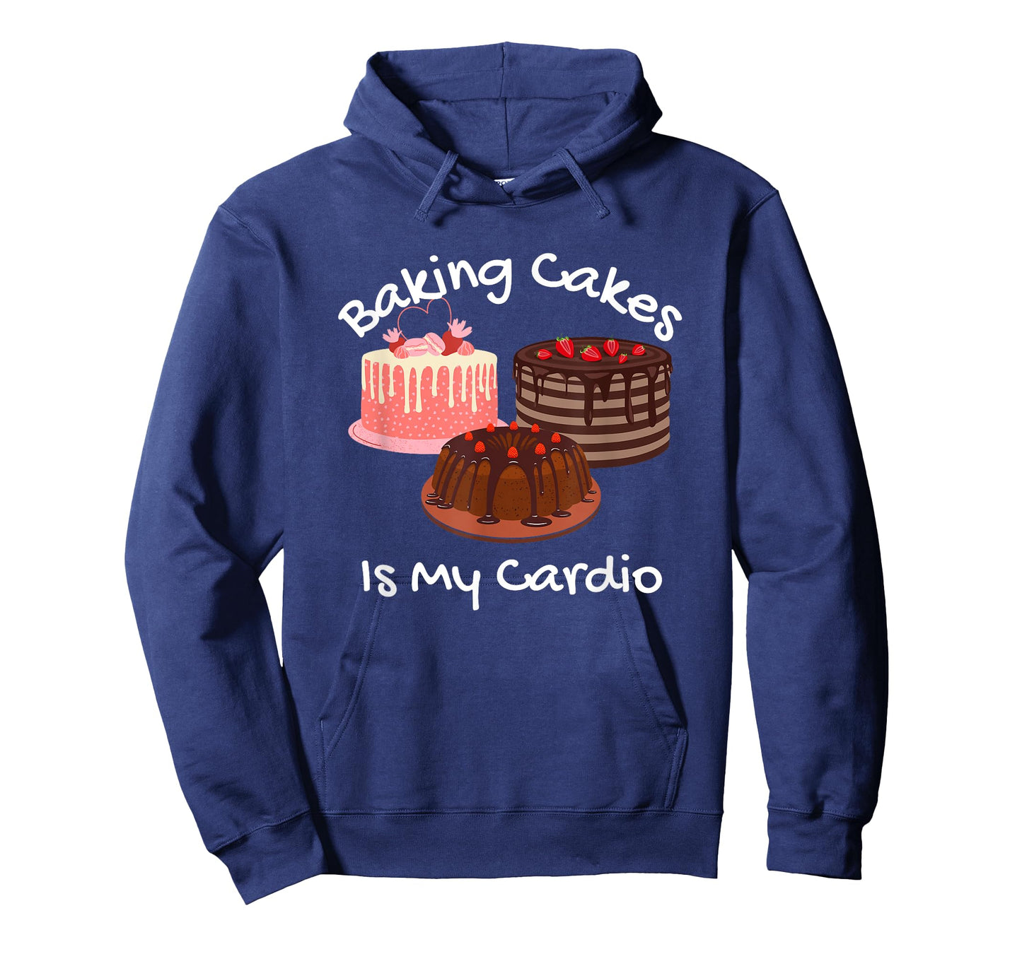Baking Cakes is My Cardio Funny Cake Baking T-Shirt