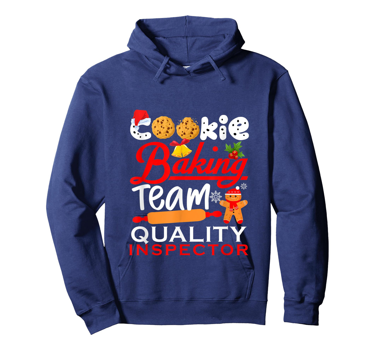 Cookie Baking Team Quality Inspector Funny christmas Holiday T-Shirt
