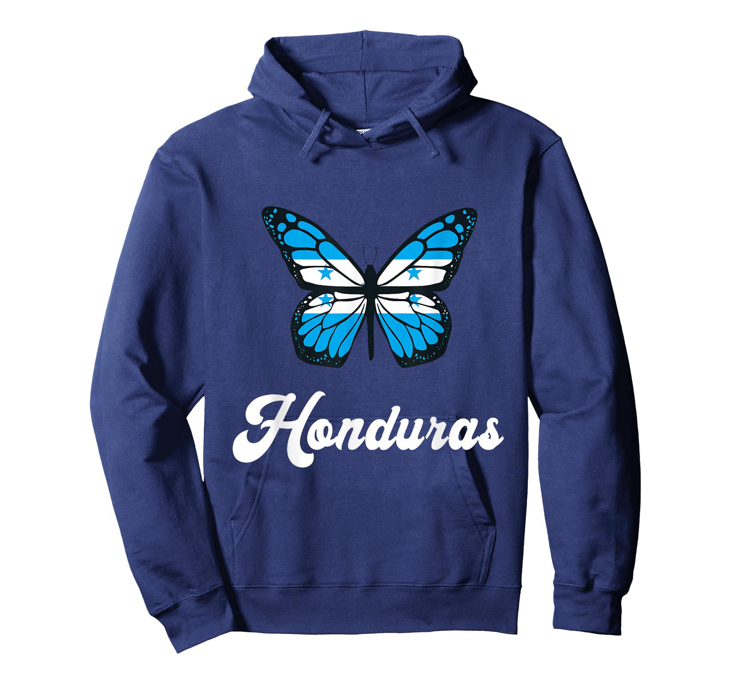Honduras Flag Proud Butterfly Central America Honduran Roots T-Shirt