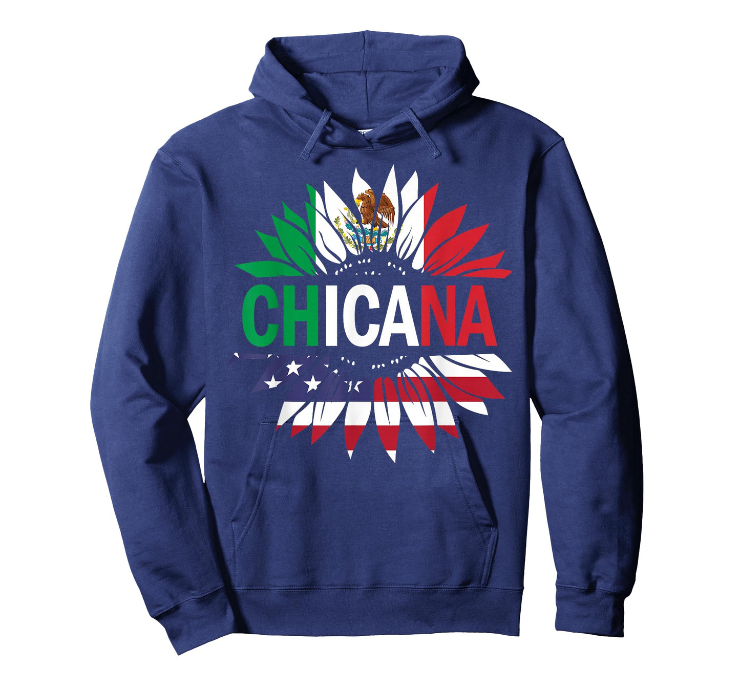 Chicana-Shirt Men Women Kids Girls Boys Mexican USA Flag T-Shirt