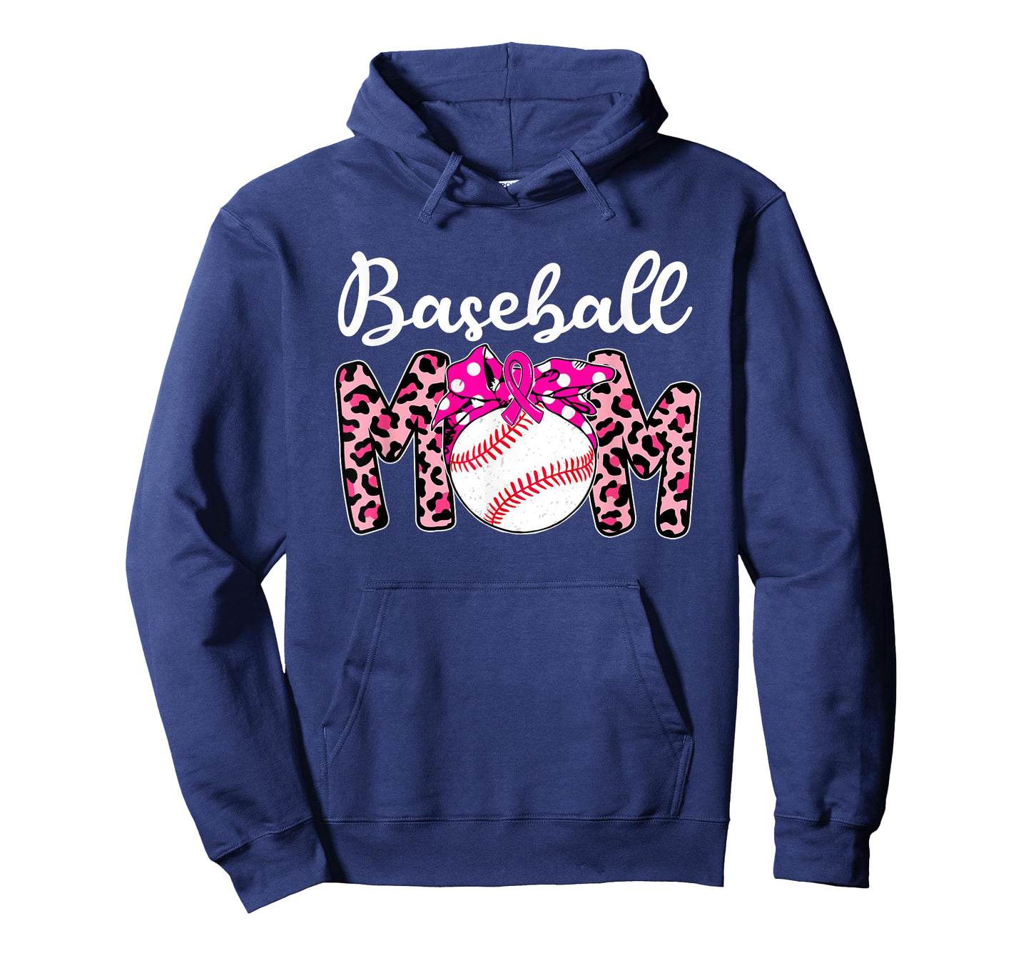 Baseball Mom Pink Ribbon Breast Cancer Awareness Fighters T-Shirt