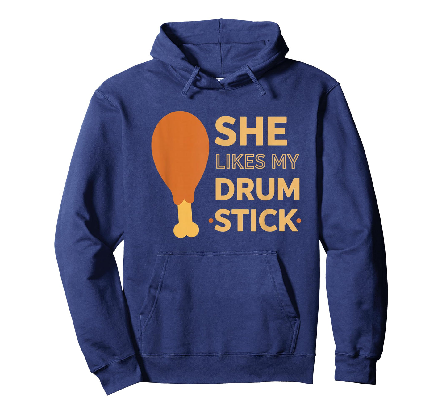 She Likes My Drum Stick Funny Couple Matching Thanksgiving T-Shirt